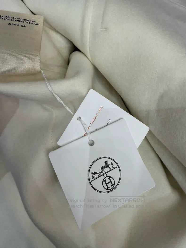 Hermes Hermes White Cashmere Vest Size 4XL / US 24-26 - 6 Thumbnail