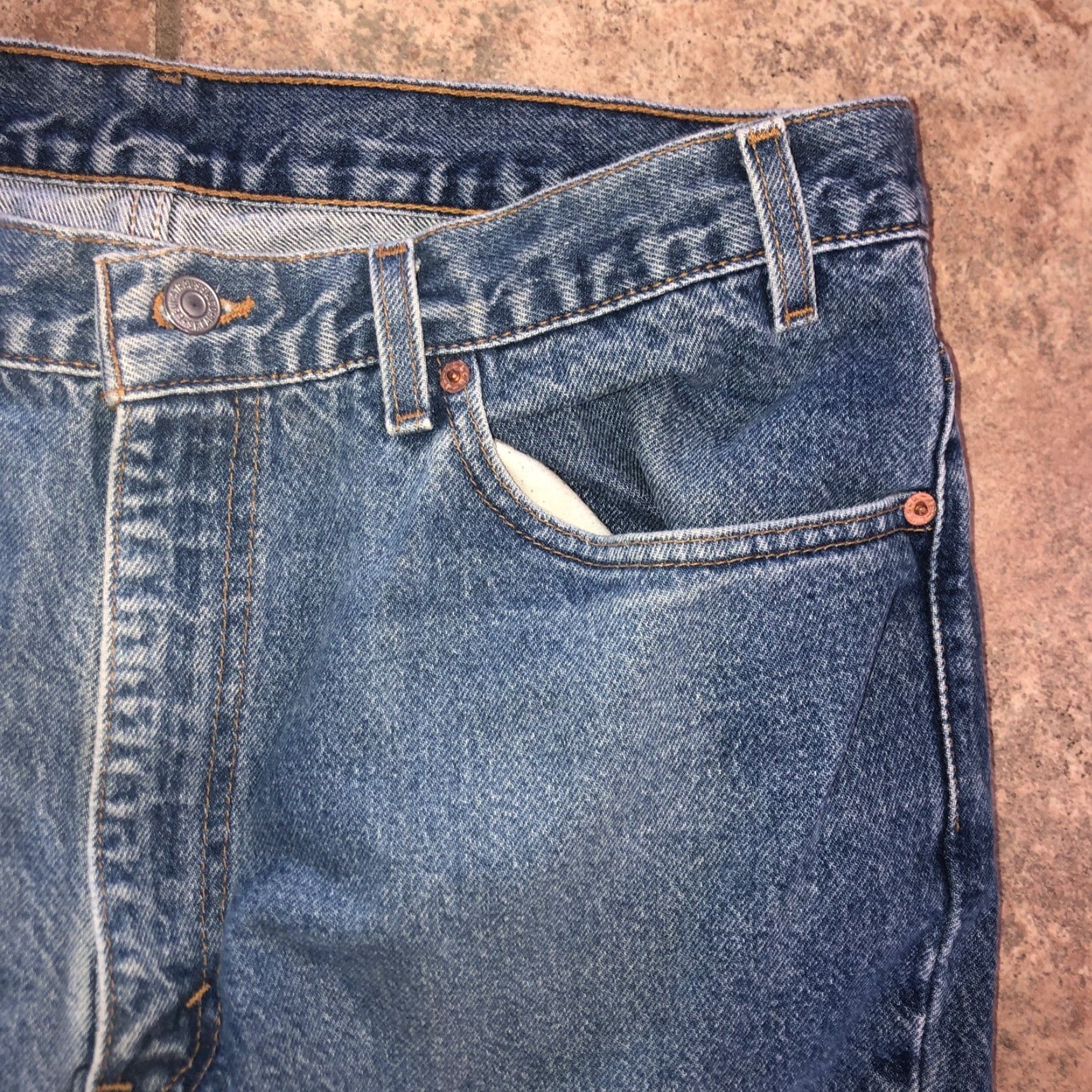 Levi's Levi's 517 Straight Jeans Mens 38x32 Regular Inseam 32 Blue USA Mens Jeans Straight 517 Levi's Style Model 517 Size US 38 / EU 54 - 2 Thumbnail