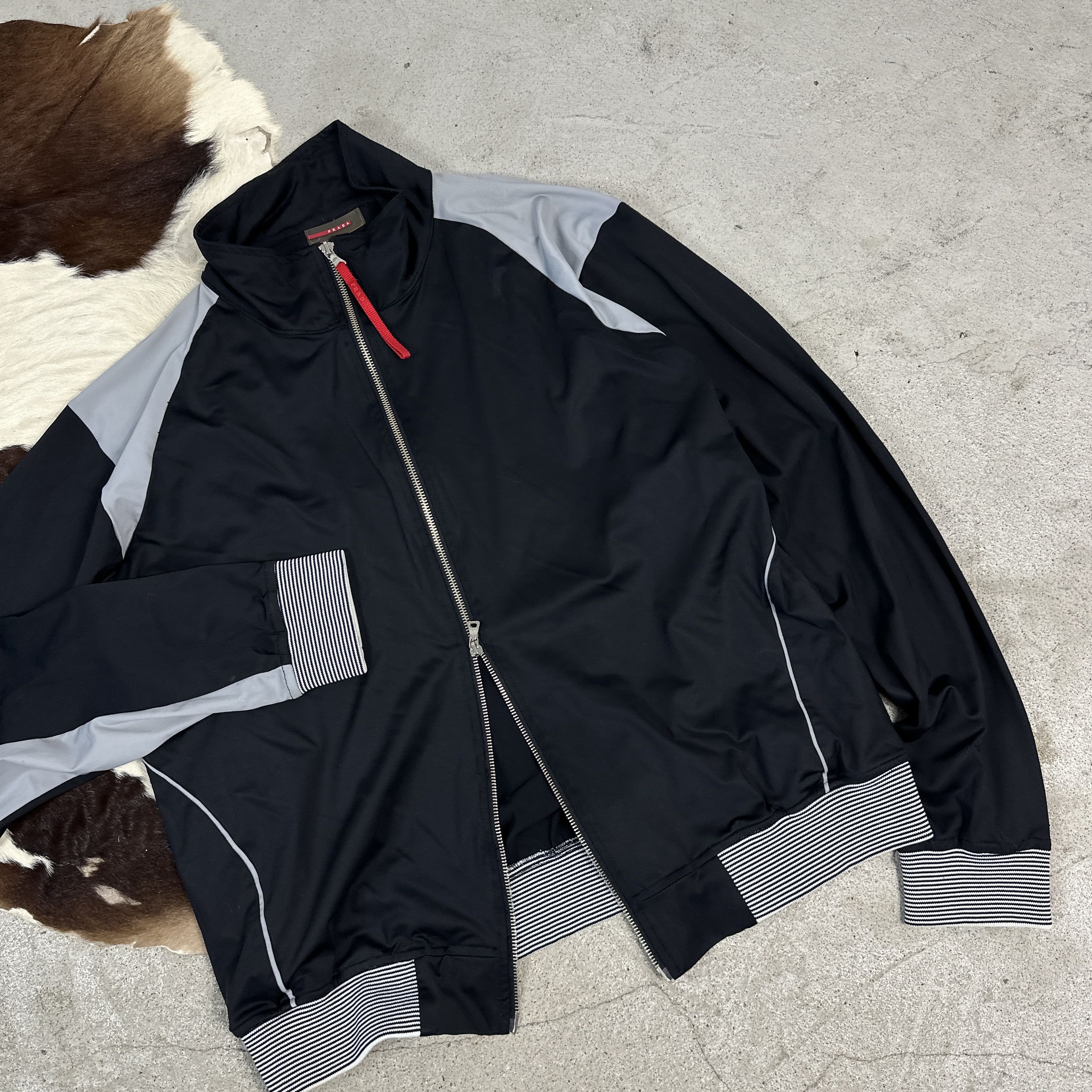Prada × Vintage Vintage Old Money Preppy Prada Jacket Double Zip 00s Size US XL / EU 56 / 4 - 7 Thumbnail