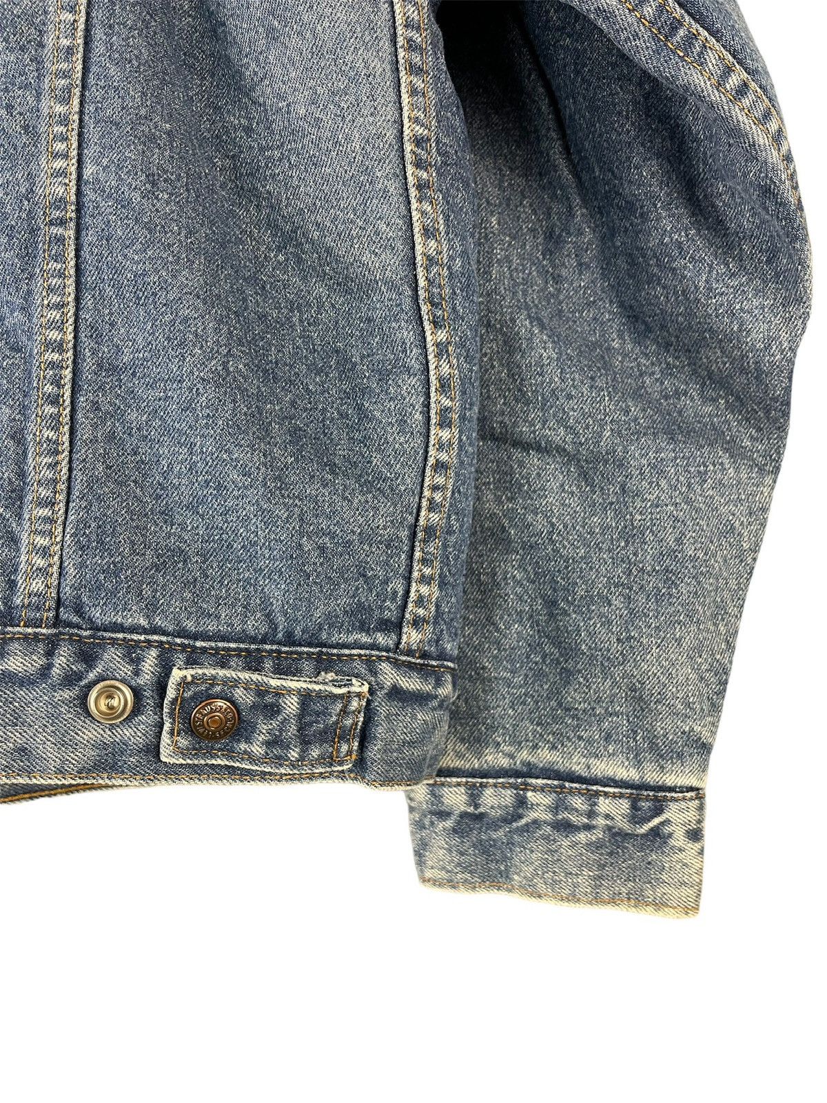 Levi's Levis Stamp 521 Lined Sherpa Trucker Denim Vintage Jacket Size US L / EU 52-54 / 3 - 7 Thumbnail