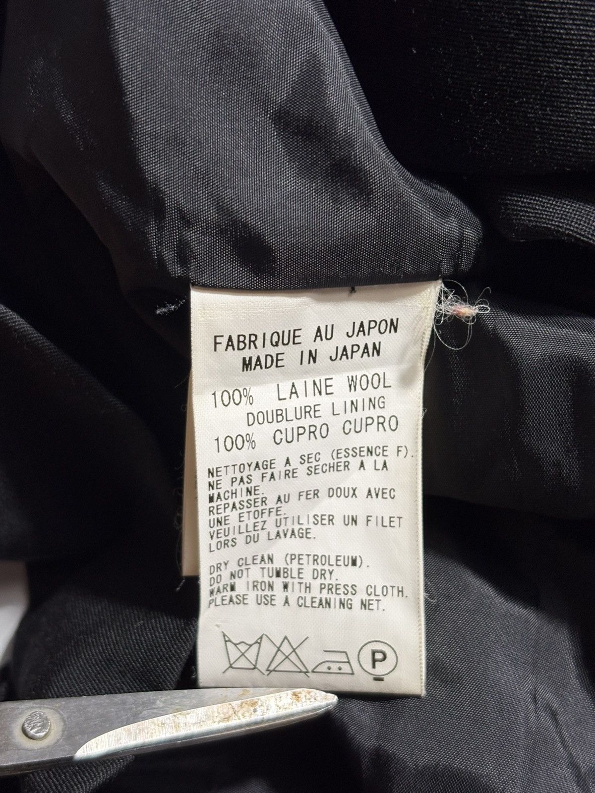 Y's Y’S YOHJI YAMAMOTO DETACHABLE COLLAR BLAZER Size 40S - 7 Thumbnail