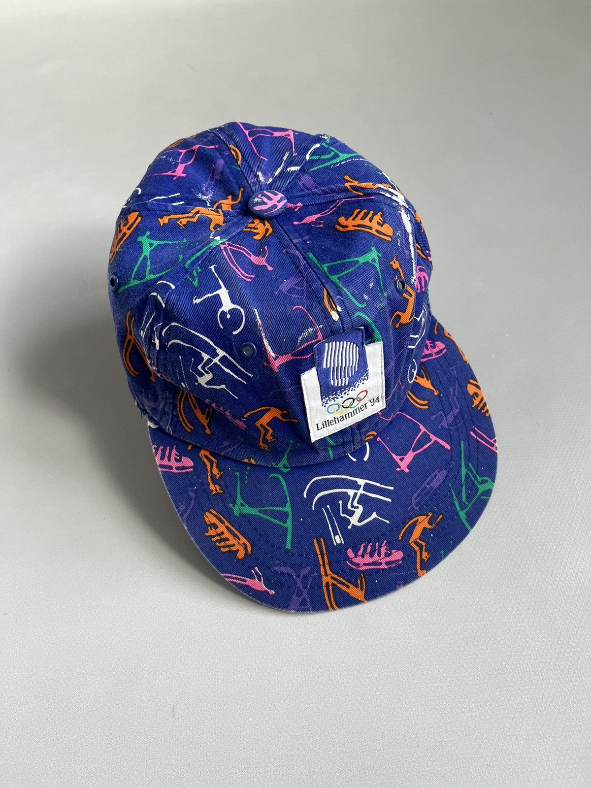 Vintage Vintage 1994 Lillehammer Winter Olympic Games Blue Cap Size ONE SIZE - 1 Thumbnail