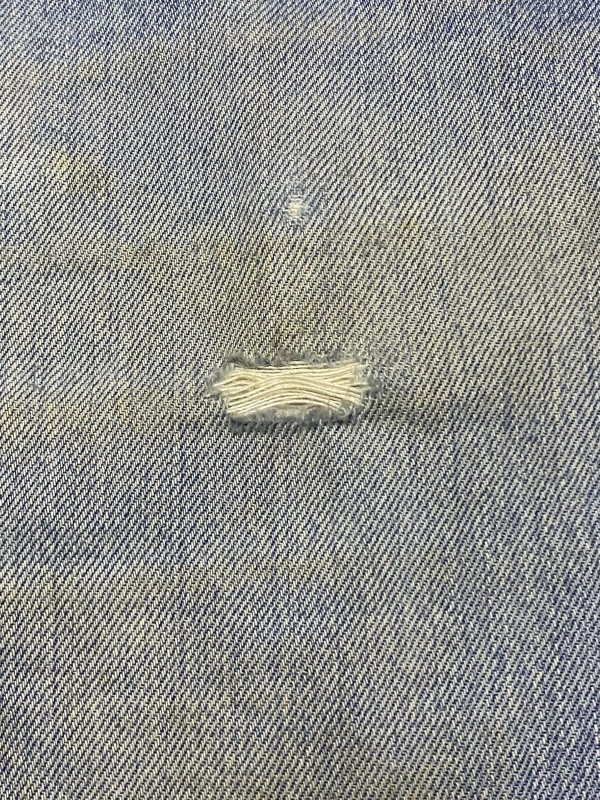 Lee × Number (N)ine Vintage Lee Riders Mud Wash Distressed Loose Jeans Size US 32 / EU 48 - 11 Thumbnail