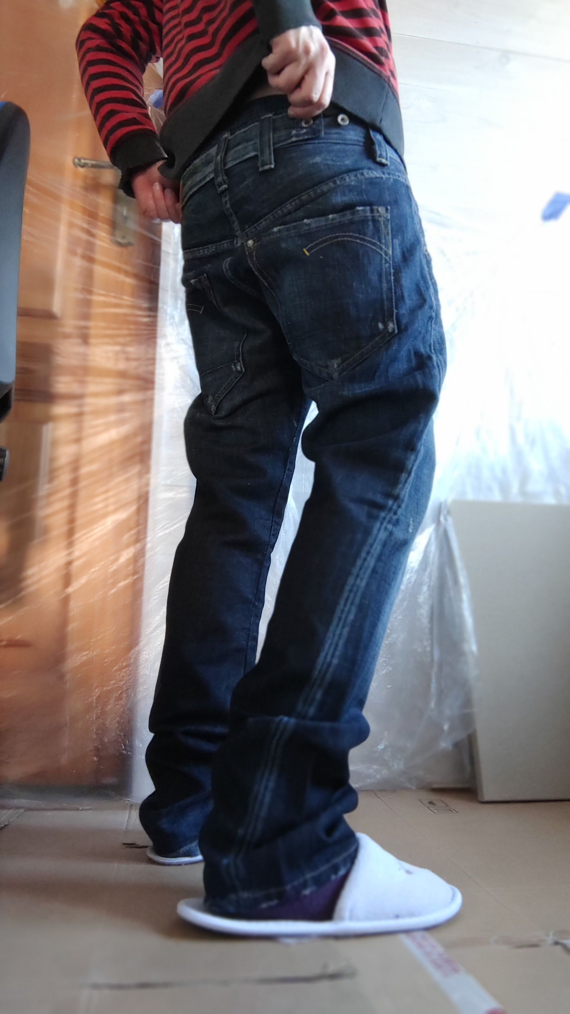 G-Star Stacked Mid Skinny Pants Flared Alt Neo Denim 3301 Size US 33 - 15 Thumbnail