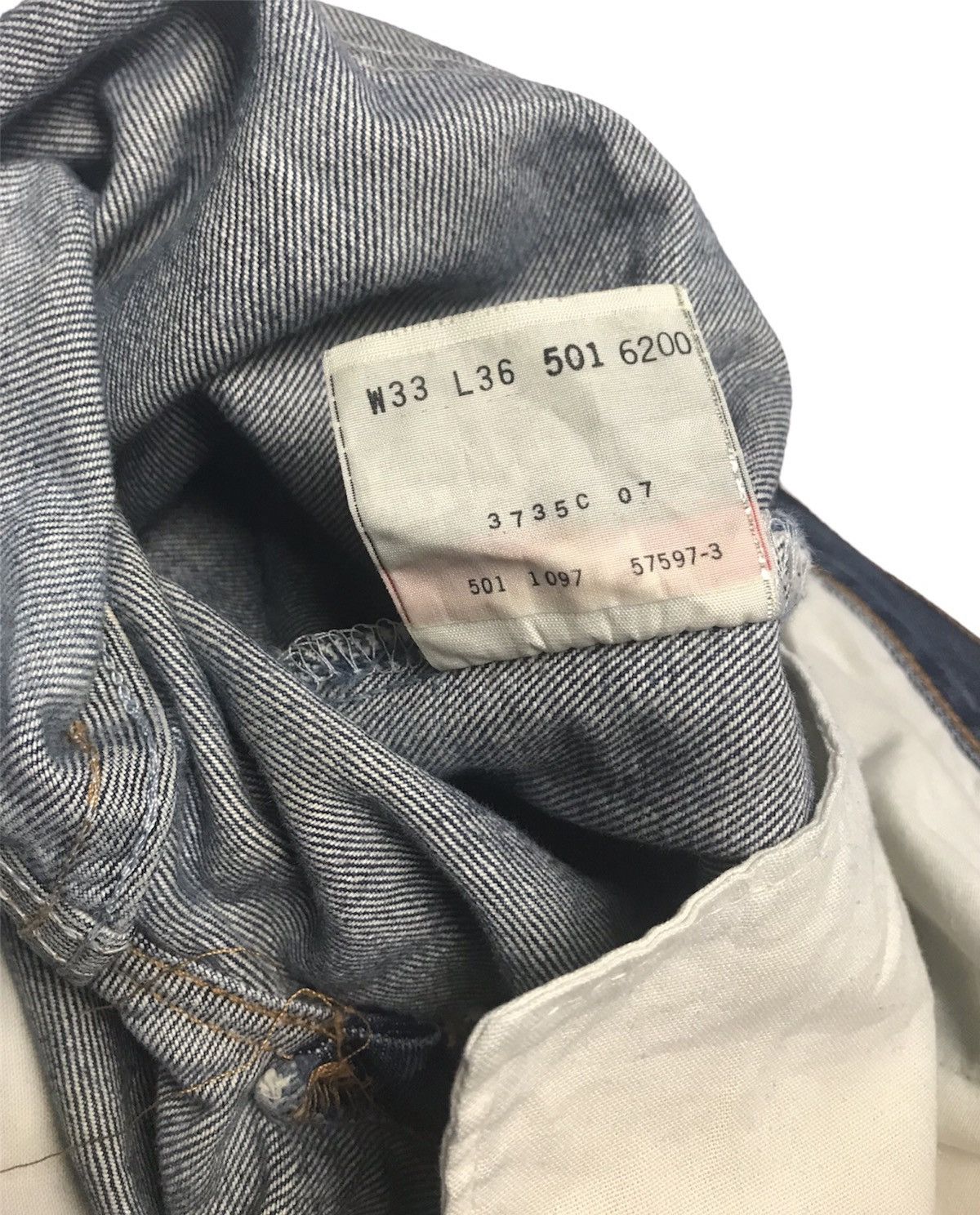 Levi's × Levi's Vintage Clothing Vintage 97 Levi’s 501 Distressed Denim Size US 31 - 12 Thumbnail
