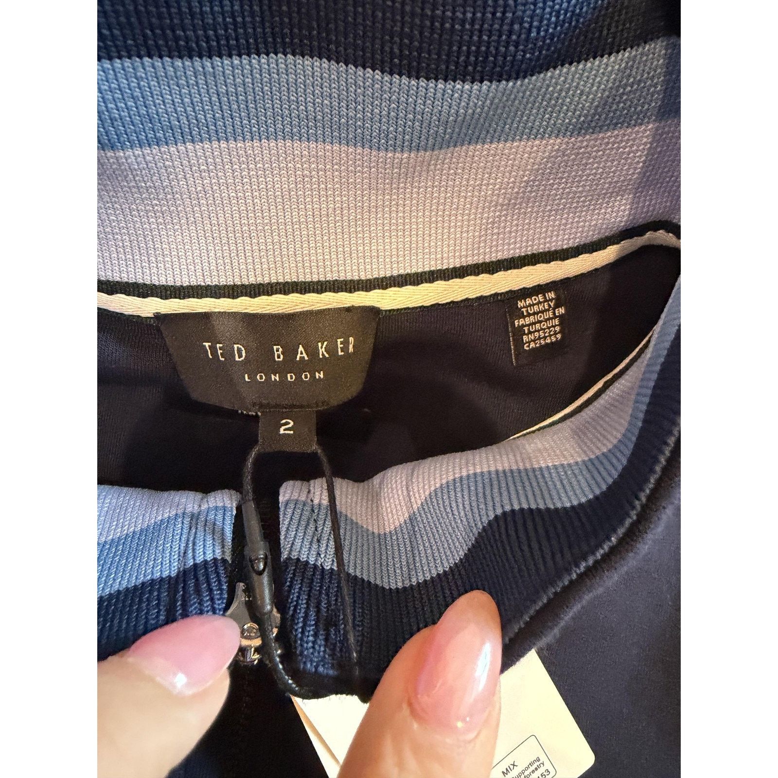 Ted Baker Ted Baker Mens Longman Half Zip Mock Neck Sweater NWT Size US M / EU 48-50 / 2 - 5 Thumbnail