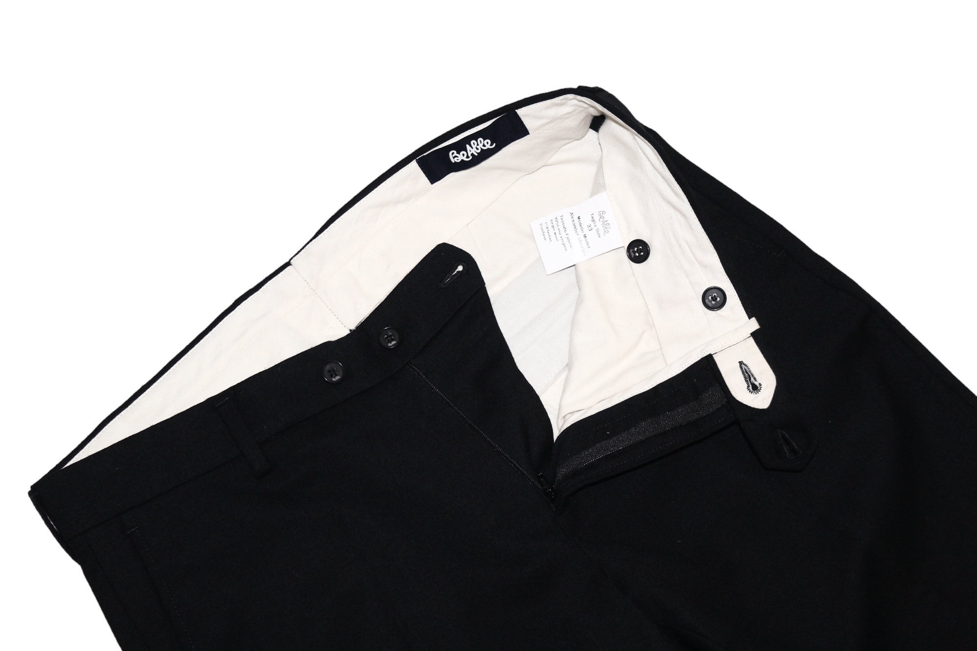 Canali Be Able Alexander Shorter Virgin Wool Pants. Cropped Design Size US 32 / EU 48 - 1 Thumbnail