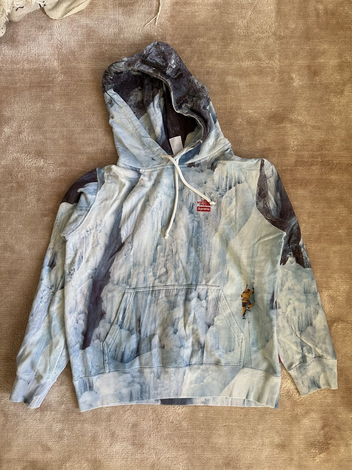 Supreme tnf top ice climb hoodie