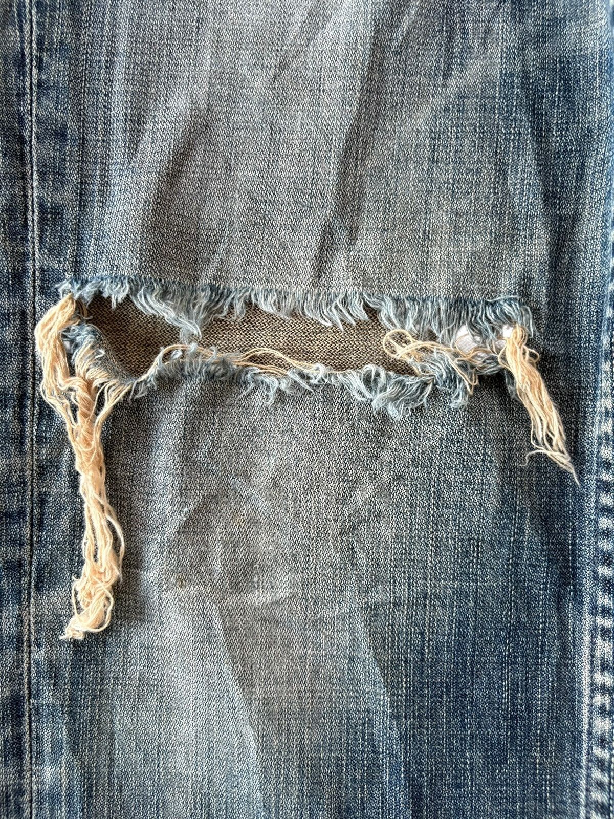 Levi's Vintage 90s Levis 502 Mud Wash Distress Baggy Jeans Size US 30 / EU 46 - 3 Thumbnail