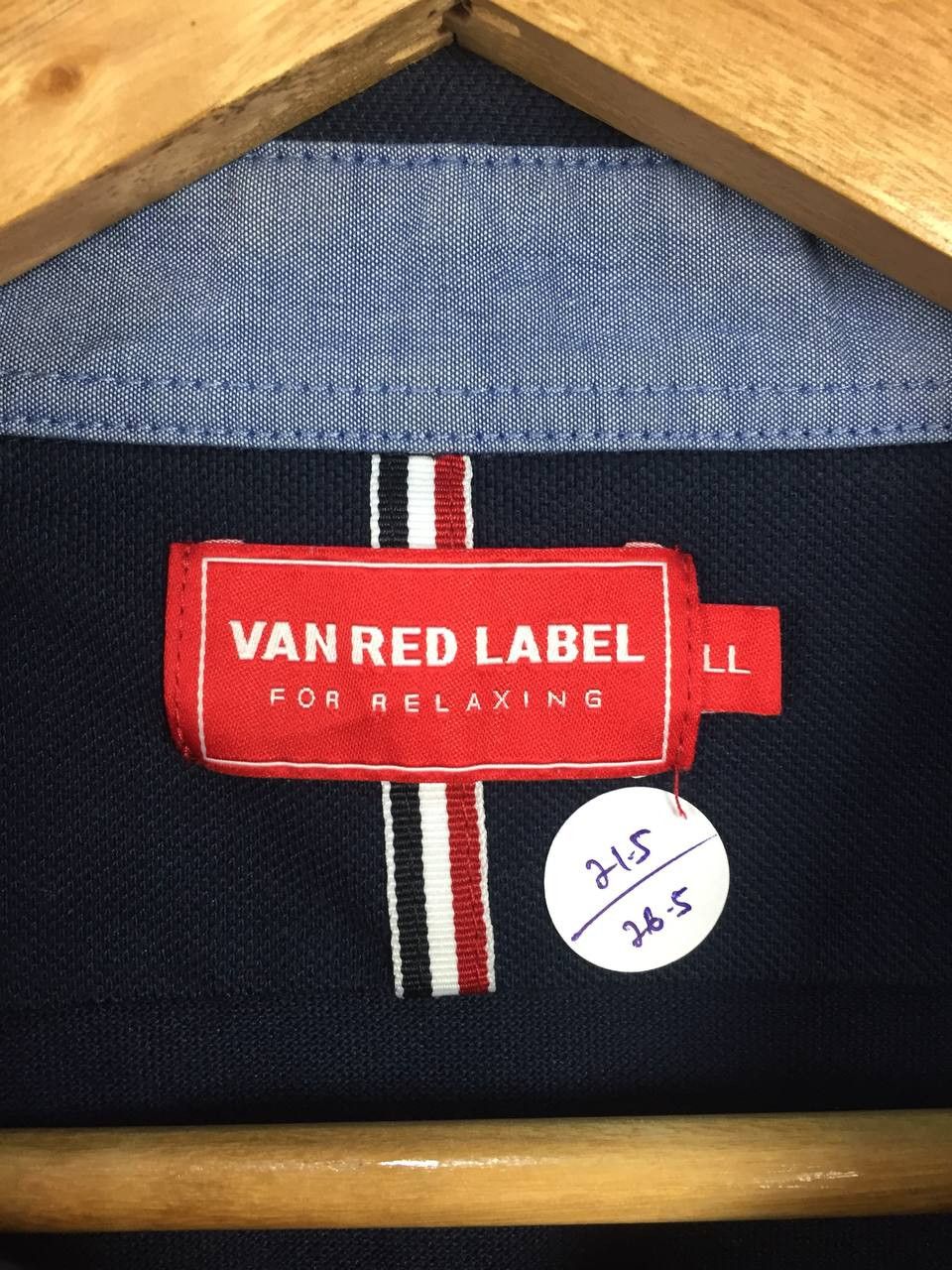 Japanese Brand × Vintage Van Red Label Embroidered Logo Polo Tee Size US XL / EU 56 / 4 - 8 Thumbnail
