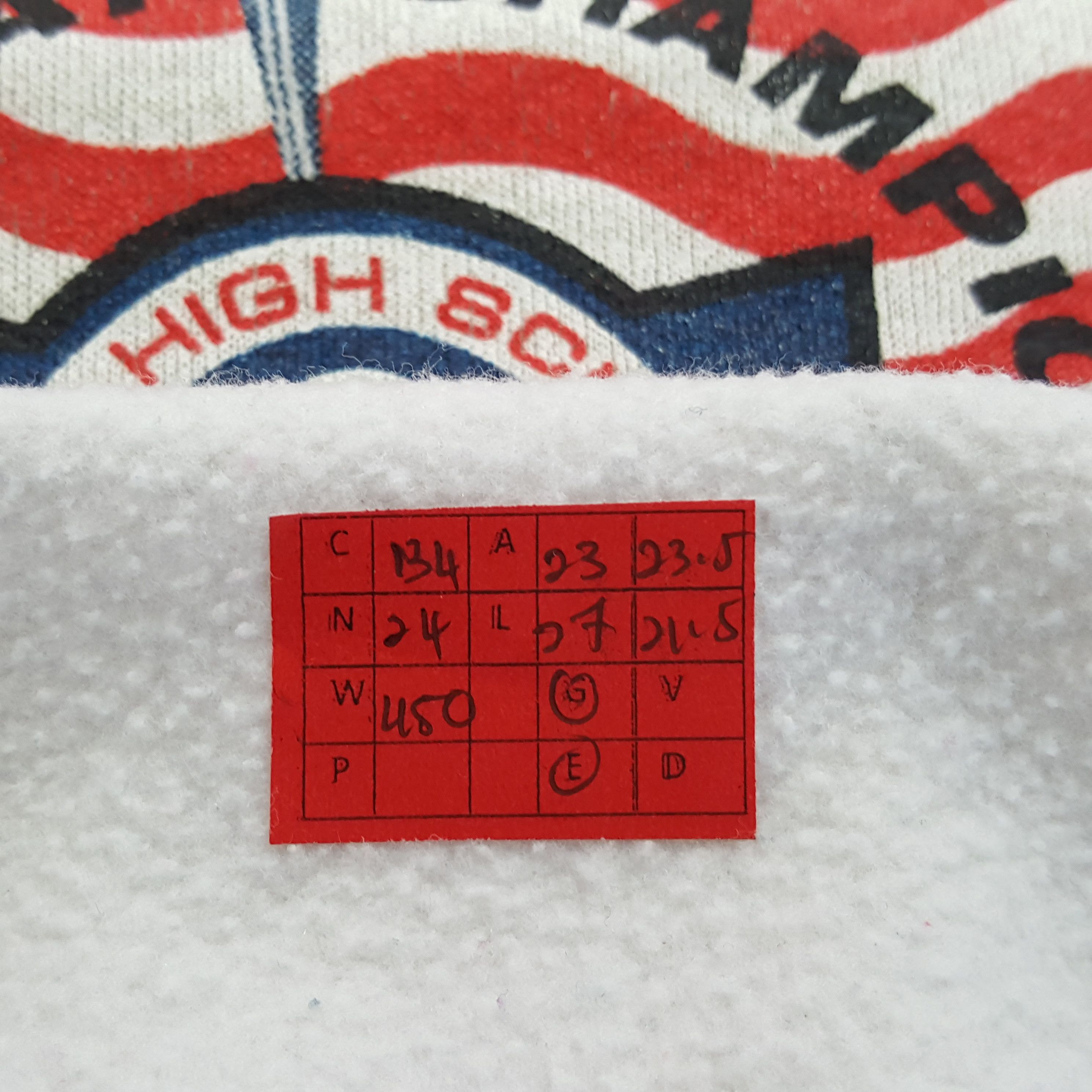 Lee × Vintage Ohio High School American Football Sports Vintage Sweatshirt Size US L / EU 52-54 / 3 - 9 Thumbnail
