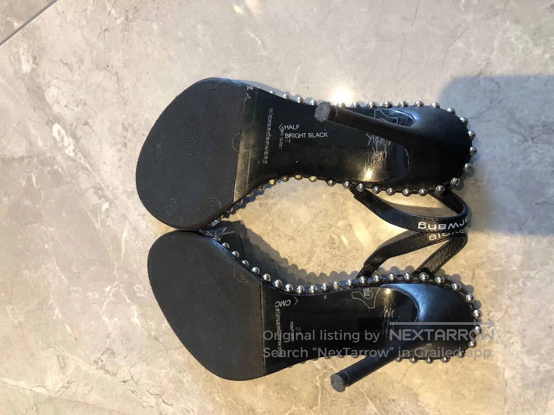 Alexander Wang Alexander Wang PVC Stud Strappy Sandal Heels. Size US 4 / IT 34 - 4 Thumbnail