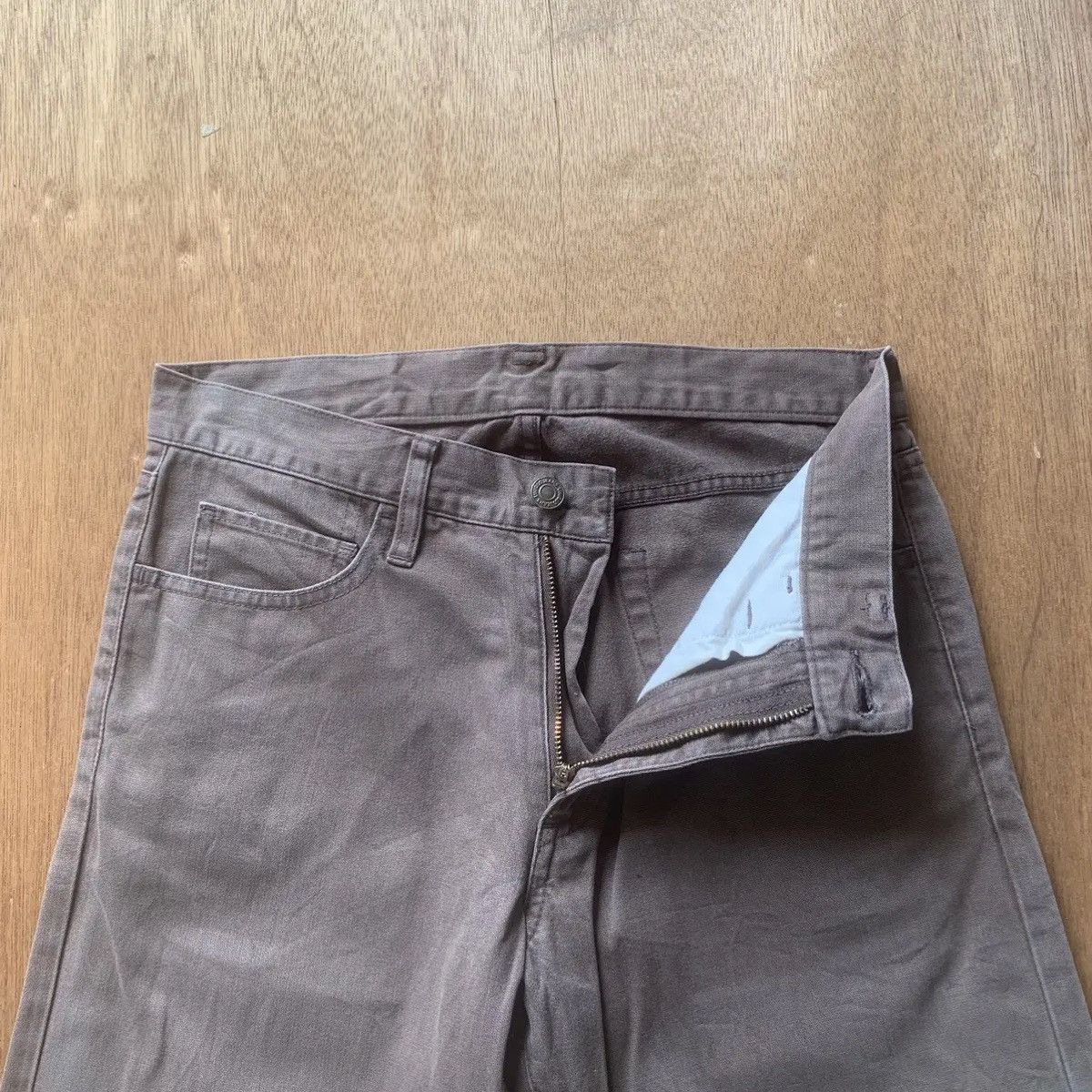 Vintage FADED ‼️ JAPANESE VINTAGE UNIQLO BLANK 5-POCKET PANTS Size US 28 / EU 44 - 8 Thumbnail