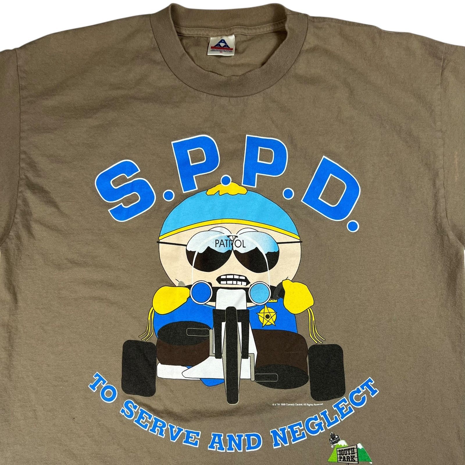 Vintage Vintage 1998 South Park To Serve and Neglect cartoon tee Size US XL / EU 56 / 4 - 2 Thumbnail