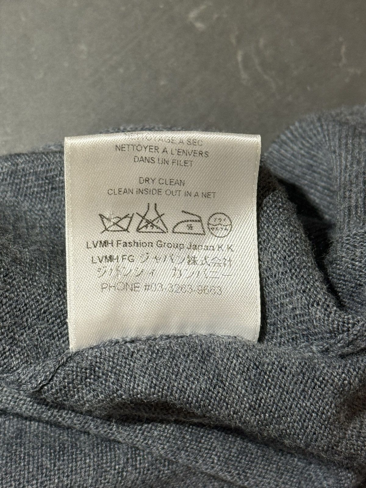 Givenchy Givenchy Grey Embroidered Rottweiler Patch Men's Sweater Size US M / EU 48-50 / 2 - 5 Thumbnail