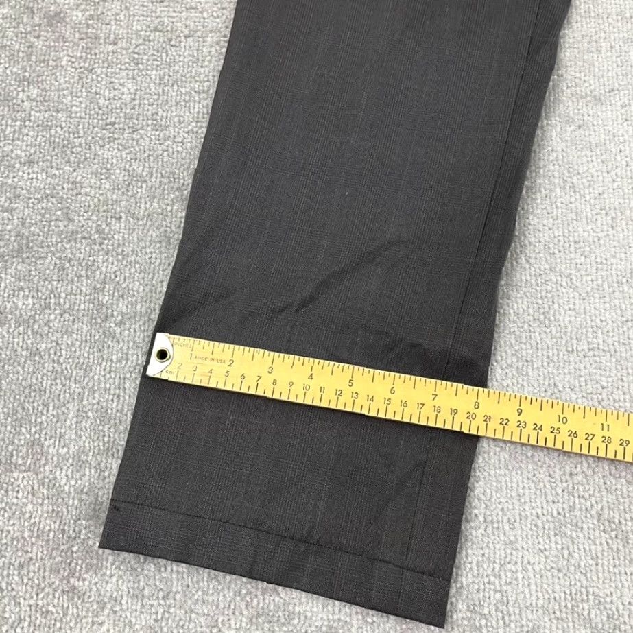 Reiss REISS Pants Mens 34 x 29 Straight 100% Wool Gray Dress Trousers Slacks Size US 34 / EU 50 - 6 Thumbnail