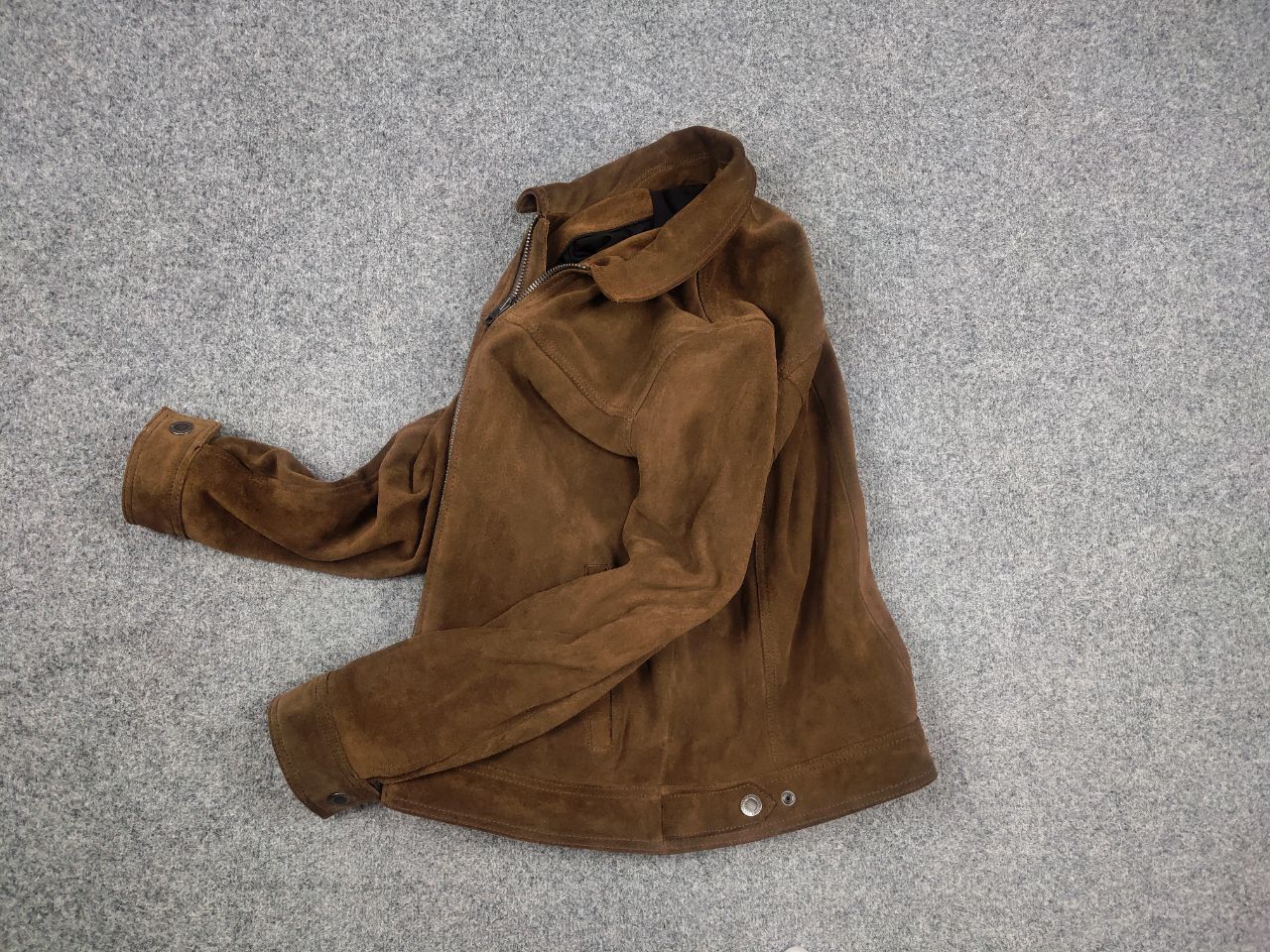 Superdry Superdry Premium suede leather tan Brown Zip British Jacket Size US XL / EU 56 / 4 - 12 Thumbnail