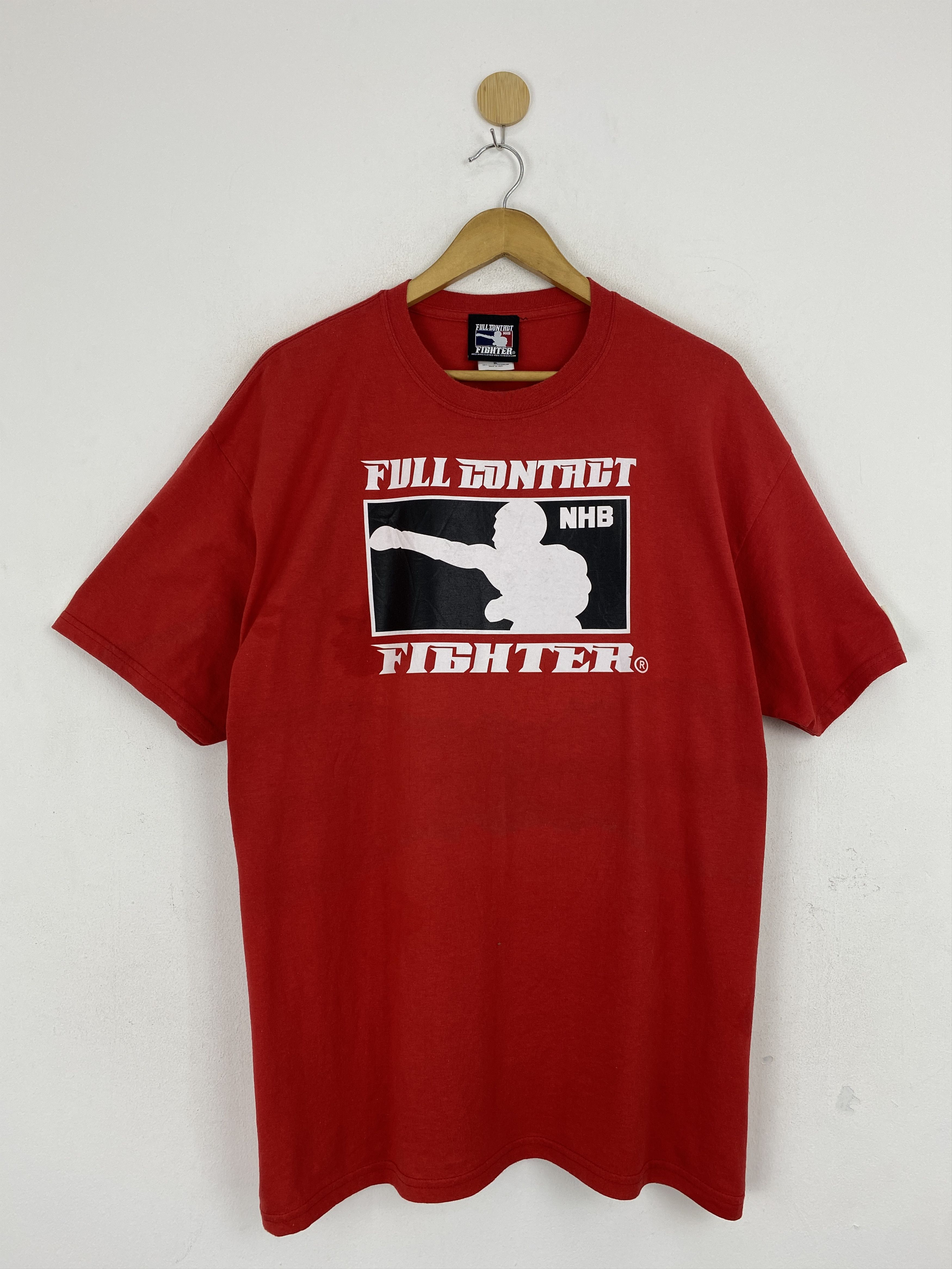 Vintage Vintage Full Contact Fighter NHB Printed Tee TA0667 Size US XL / EU 56 / 4 - 1 Thumbnail