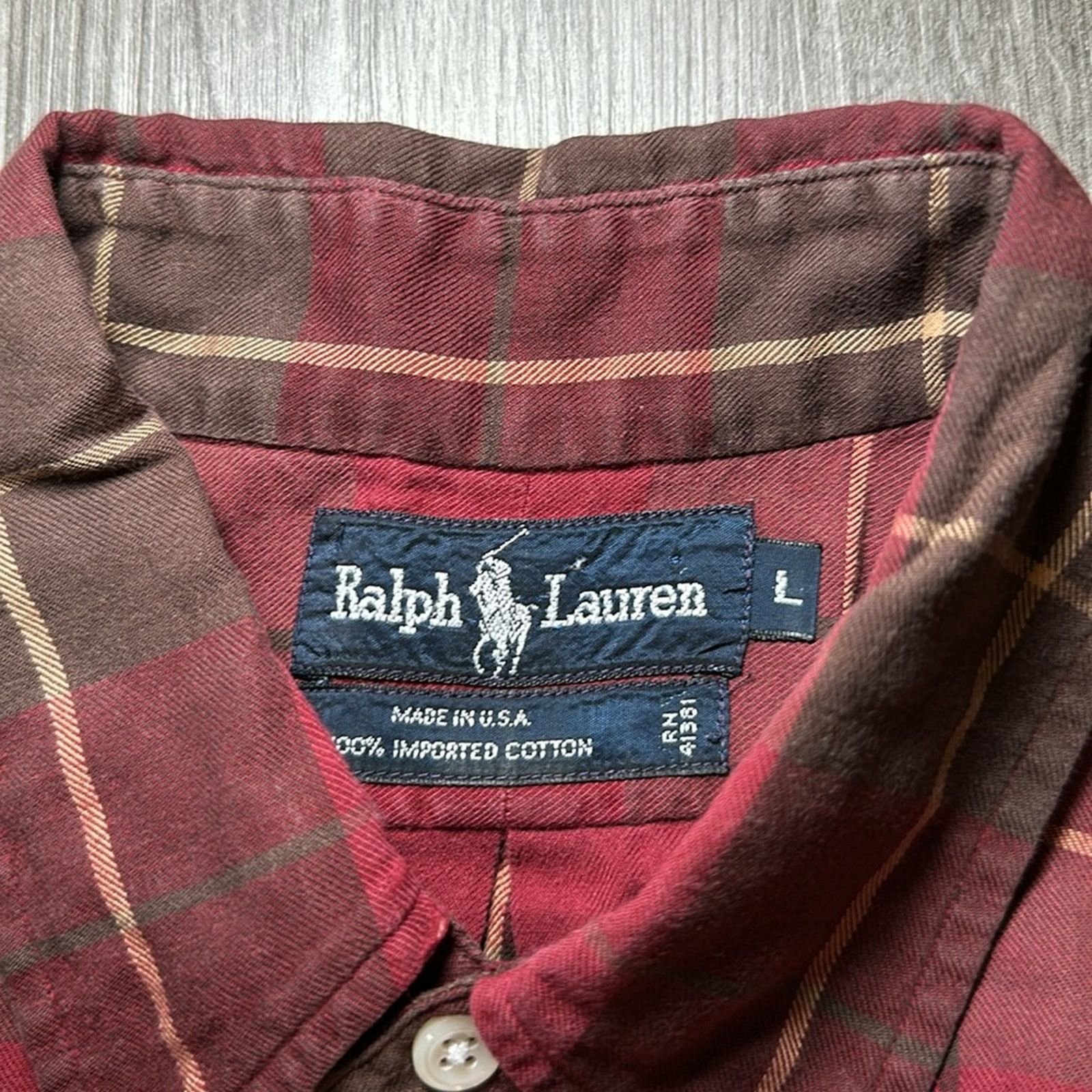 Ralph Lauren Ralph Lauren Long Sleeve Button Down - Large Size US L / EU 52-54 / 3 - 6 Thumbnail