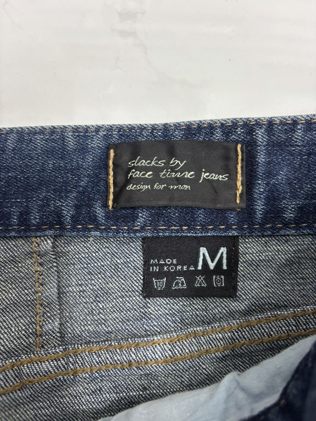 If Six Was Nine × Japanese Brand Slim Skinny Fit Slacks By Face Time Jeans Distressed Jeans Size US 30 / EU 46 - 11 Thumbnail