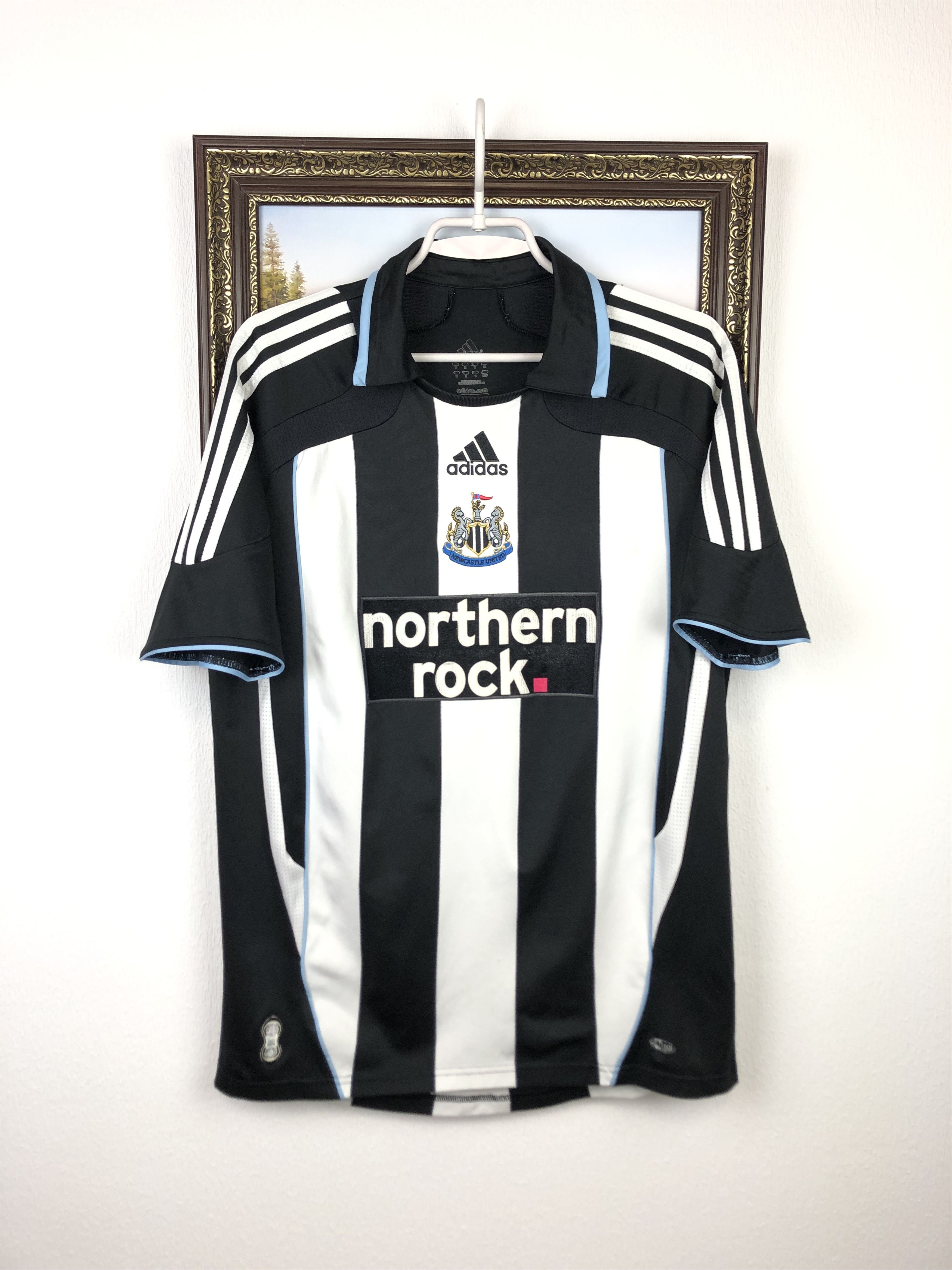 Adidas Newcastle football shirt 2007 Soccer Adidas Jersey Trikot Size US M / EU 48-50 / 2 - 1 Thumbnail