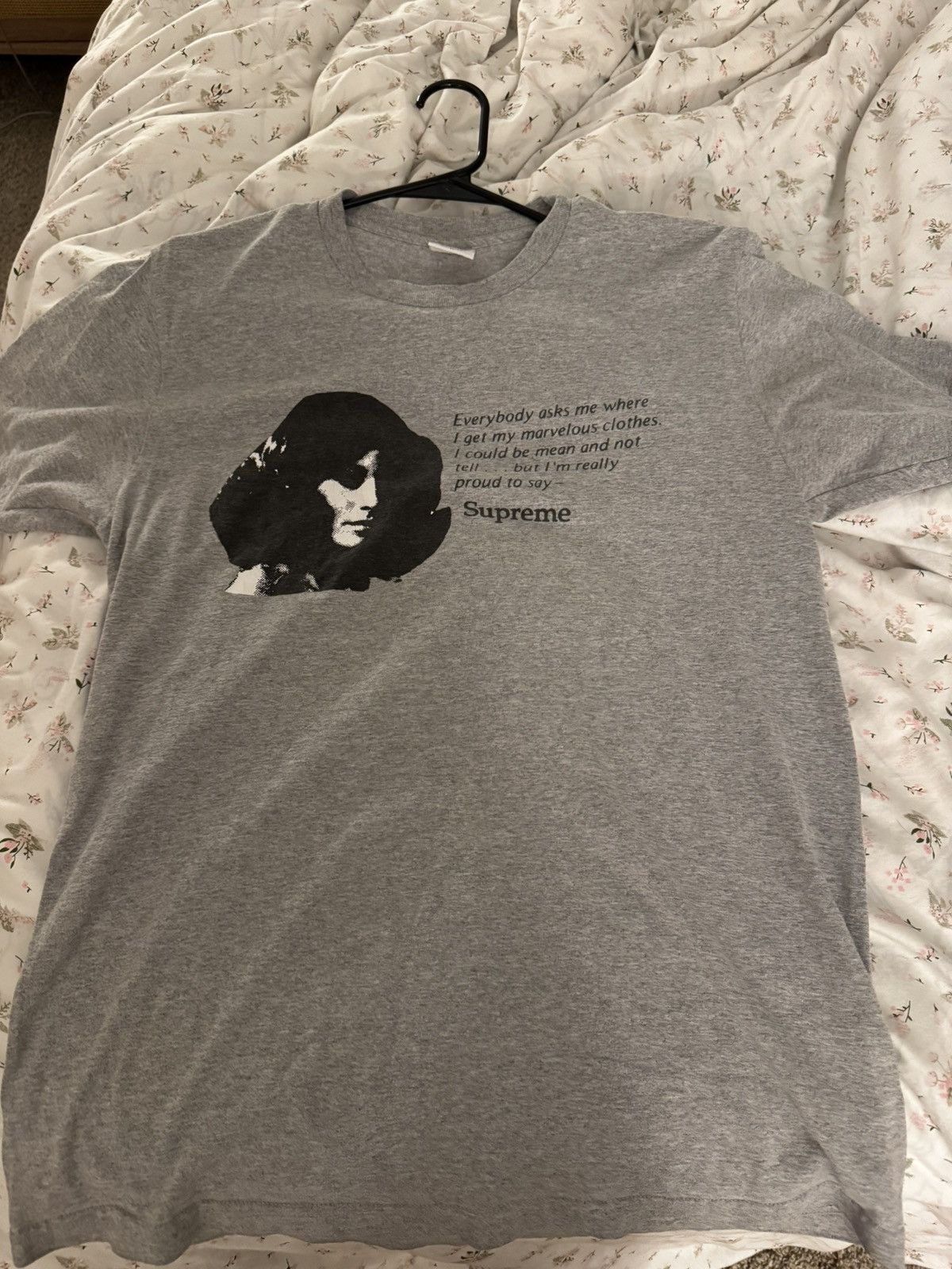 Supreme Supreme Mean Tee Grey Size US M / EU 48-50 / 2 - 3 Thumbnail