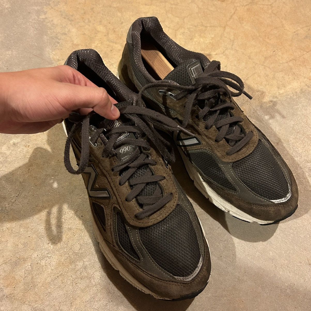 New Balance New Balance 990v4 Military Green US 10.5 Size US 12 / EU 45 - 7 Thumbnail