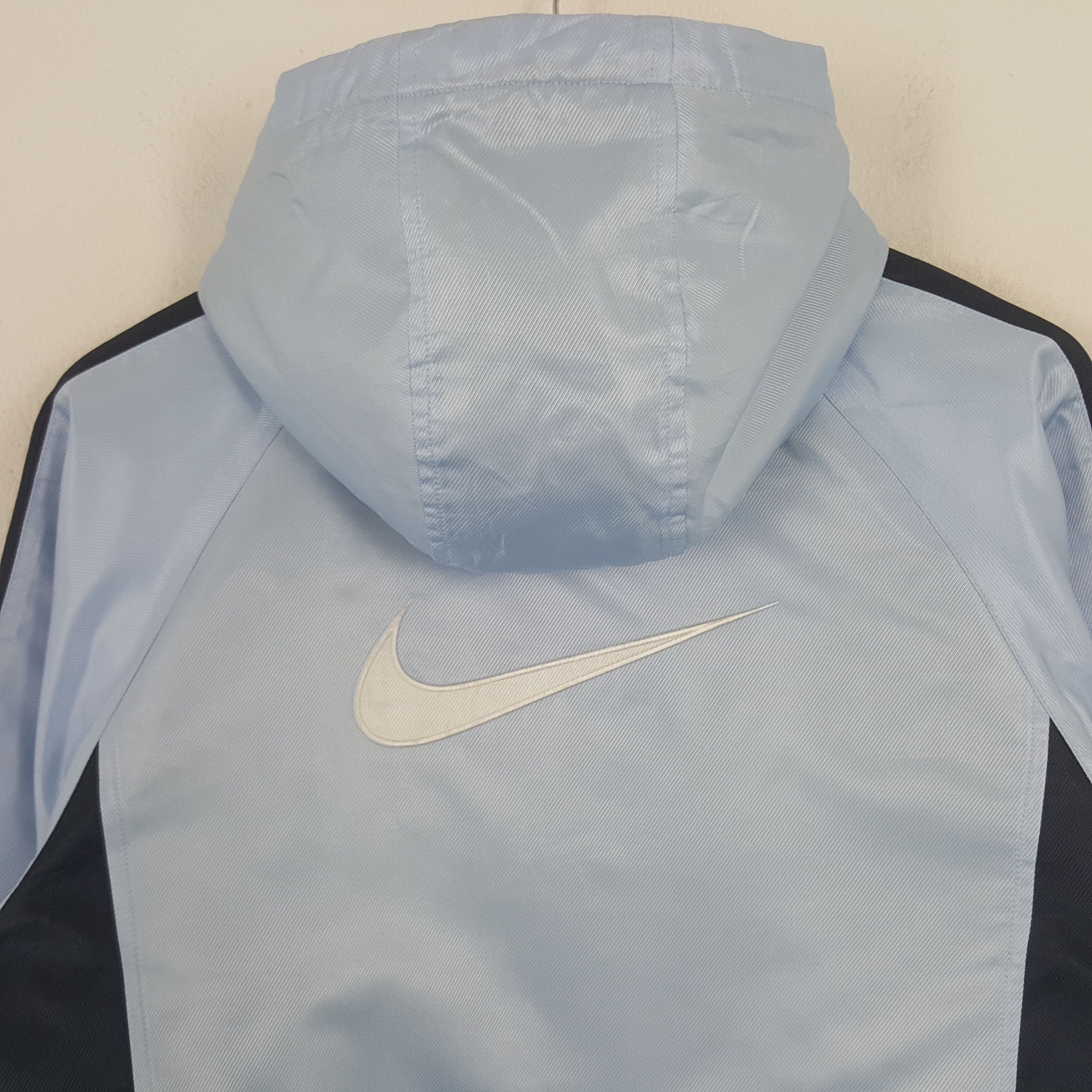 Nike × Vintage Vintage Nike American Big Swoosh Long Jacket C281N8 Size US M / EU 48-50 / 2 - 2 Thumbnail