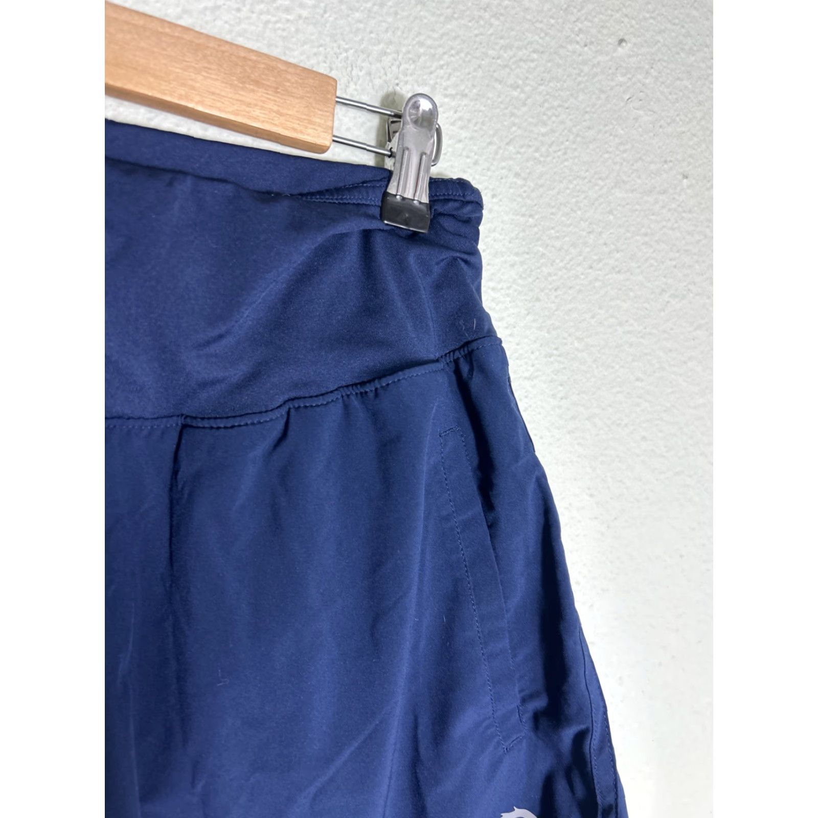 Vintage Baleaf Mens Athletic Shorts Navy Blue Pockets Polyester 32X5 M Regular Size US 31 - 5 Thumbnail