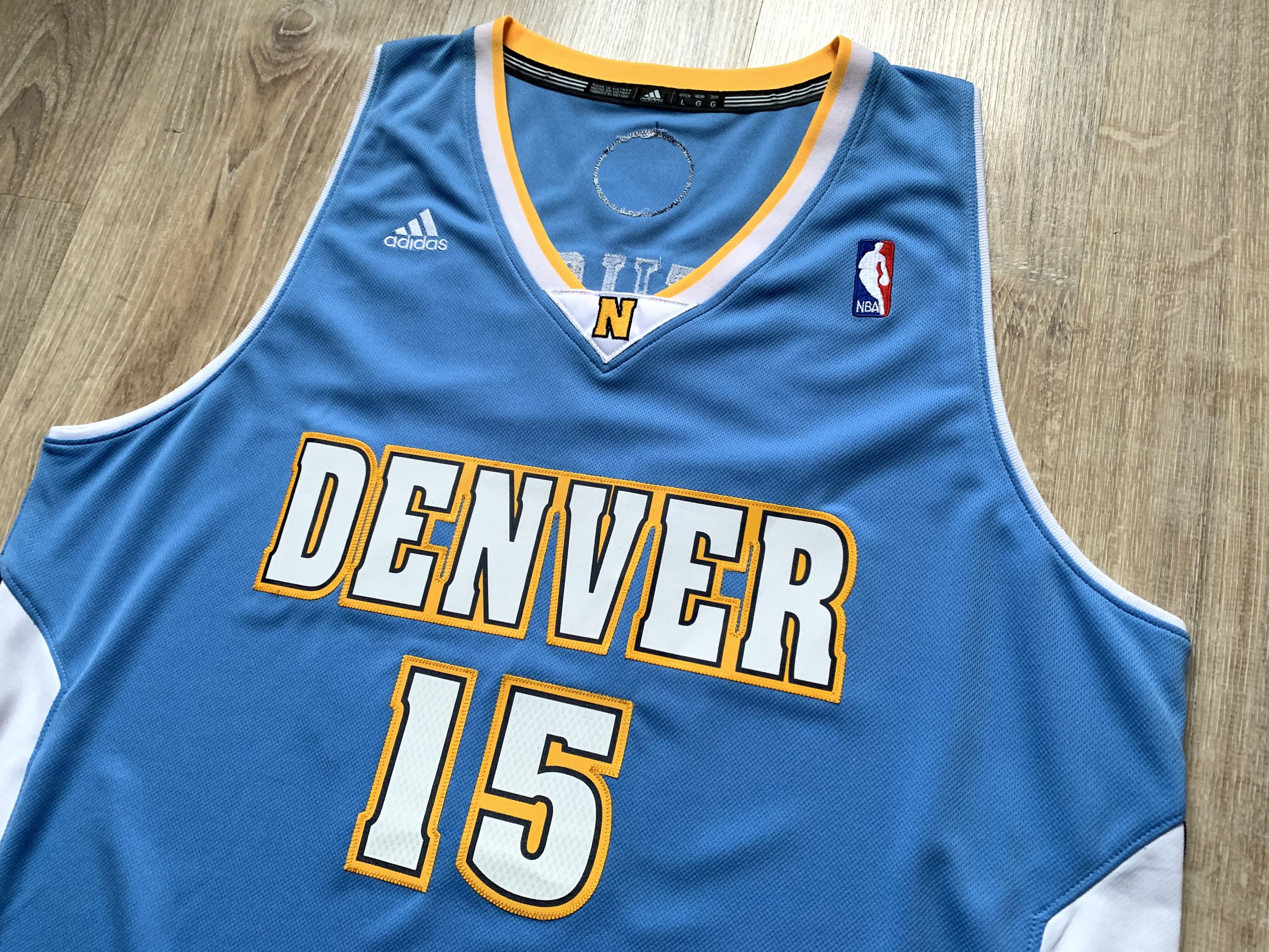 Adidas × NBA × Vintage NBA Denver Nuggets Carmelo Anthony #15 Jersey Size US L / EU 52-54 / 3 - 5 Thumbnail