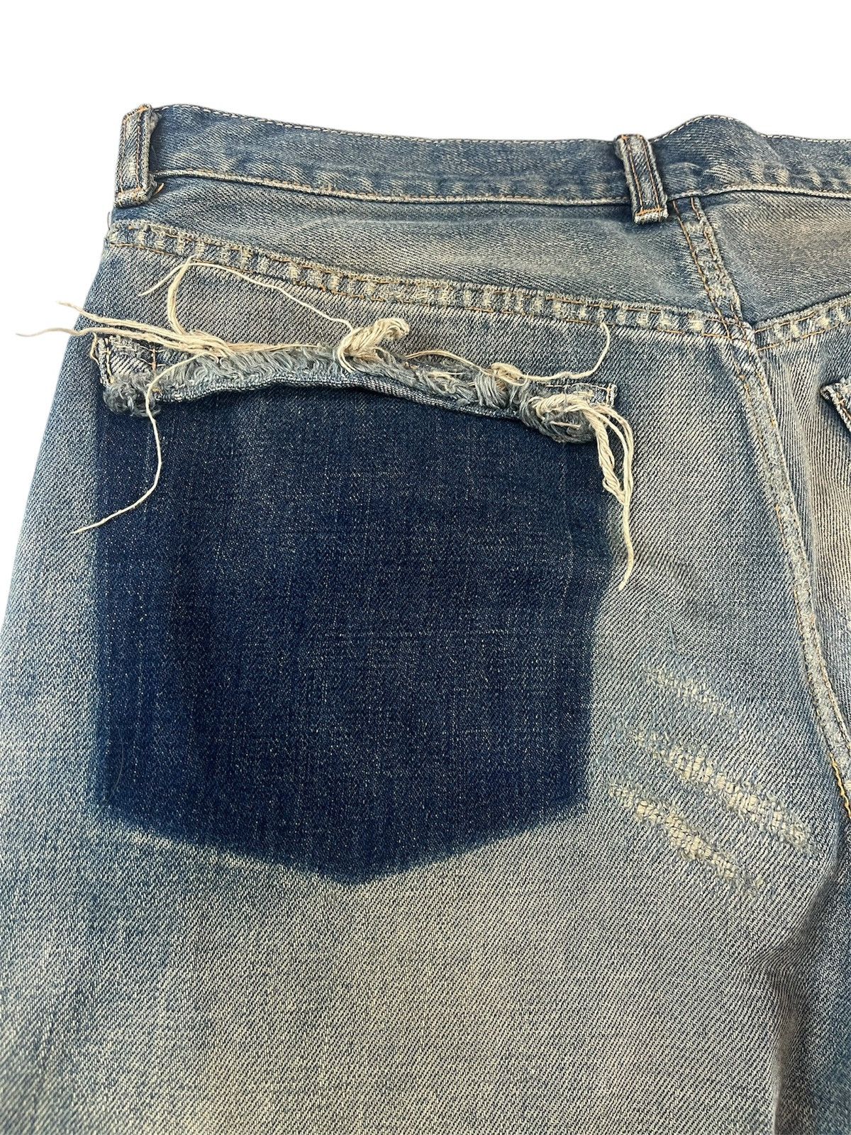 Undercover Undercover AW04 “But Beautiful” 68 Red Yarn Denim Men’s L Size US 32 / EU 48 - 6 Thumbnail