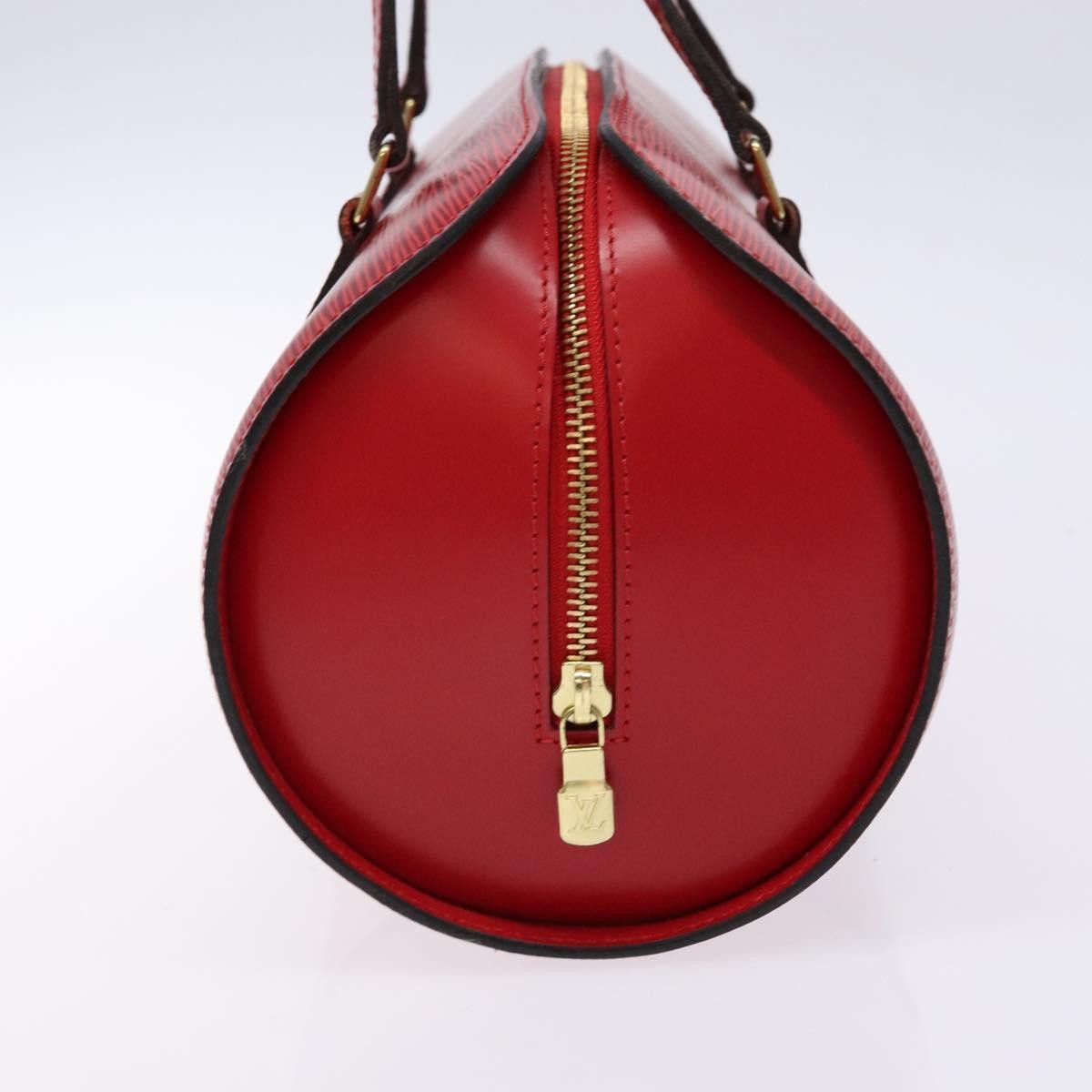 Louis Vuitton LOUIS VUITTON Epi Soufflot Hand Bag Red M52227 Size ONE SIZE - 3 Thumbnail
