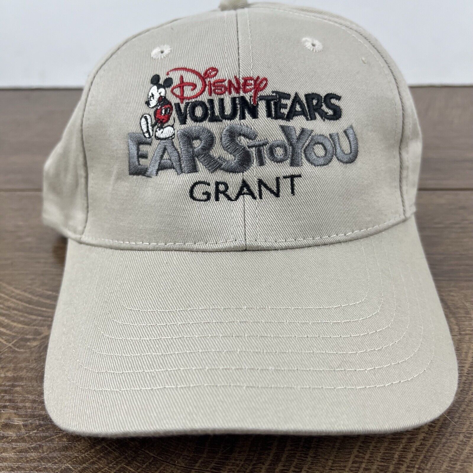 Disney Disney Voluntears Ears Hat Brown Adjustable Hat Brown Tan Ad Size ONE SIZE - 6 Thumbnail