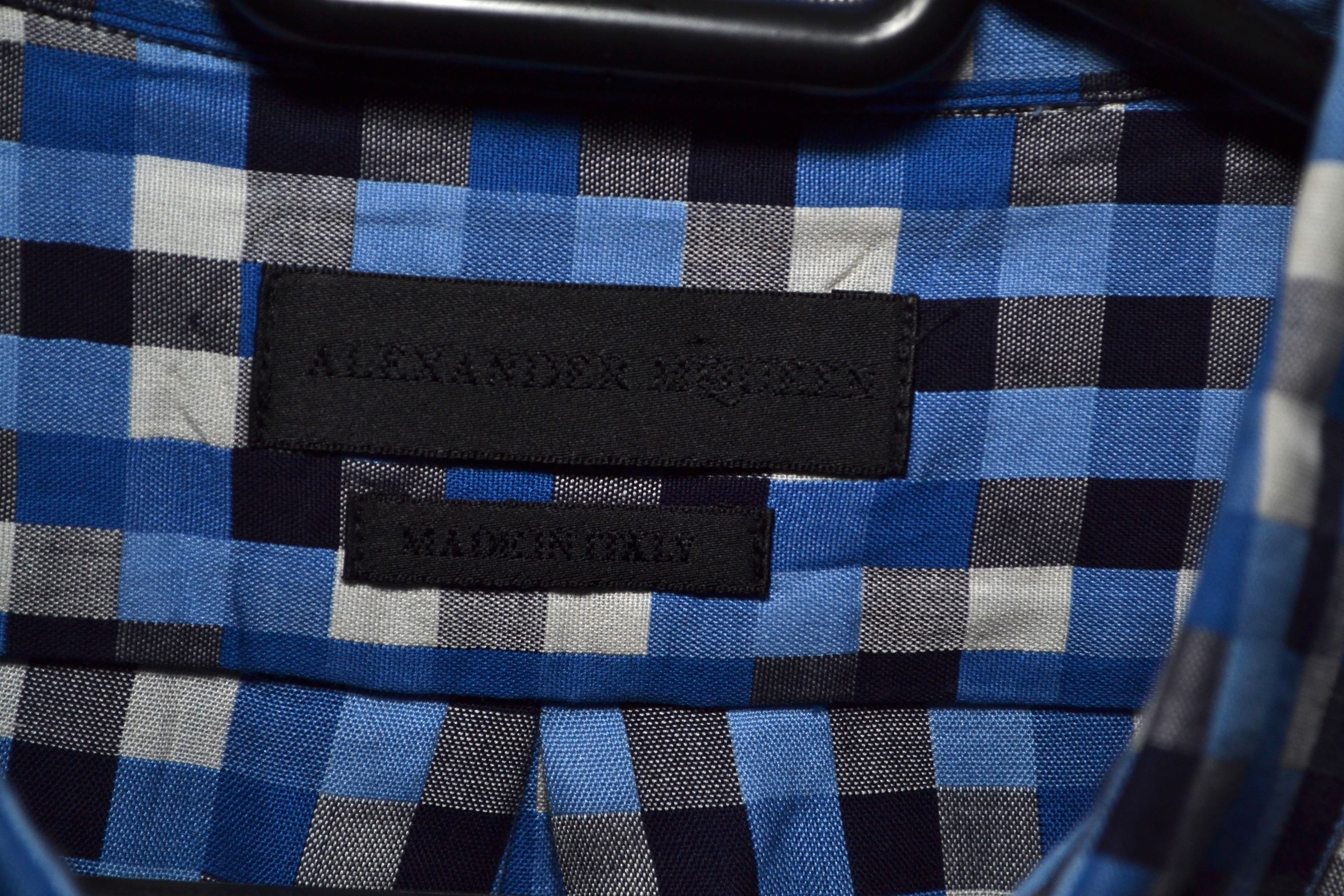 Alexander McQueen Alexander McQueen Optical Illusion Shirt 48 size Size US M / EU 48-50 / 2 - 3 Thumbnail