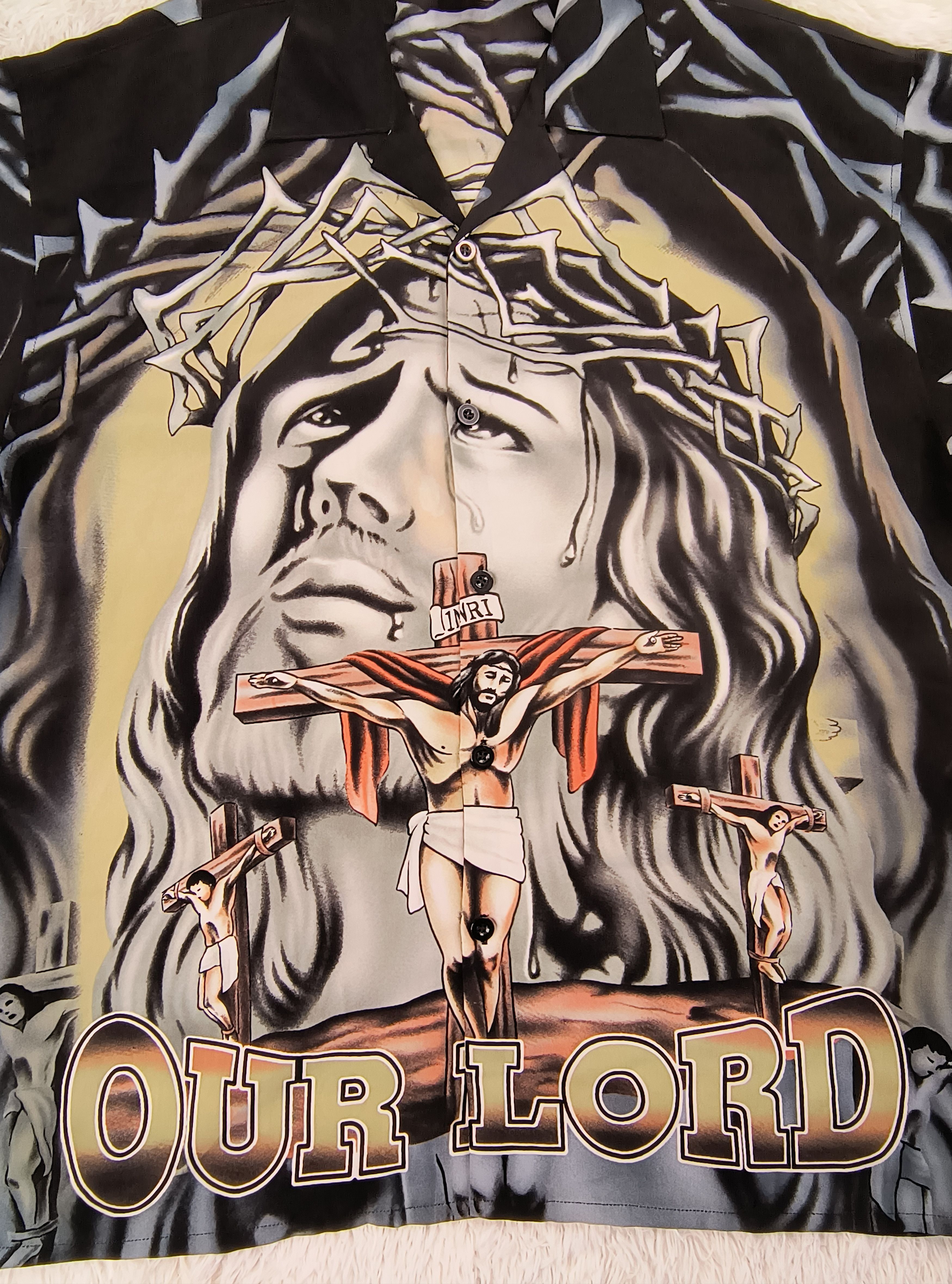 Vintage Vintage Y2K our lord Jesus Christ shirt Size US XL / EU 56 / 4 - 3 Thumbnail