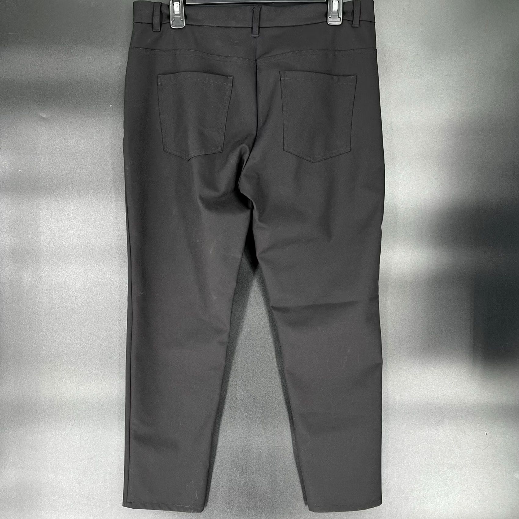 Vintage Under 5'10 Mens Performance Tech Golf Pants Black Solid Stretch Chino 32x26 Size US 32 / EU 48 - 6 Thumbnail