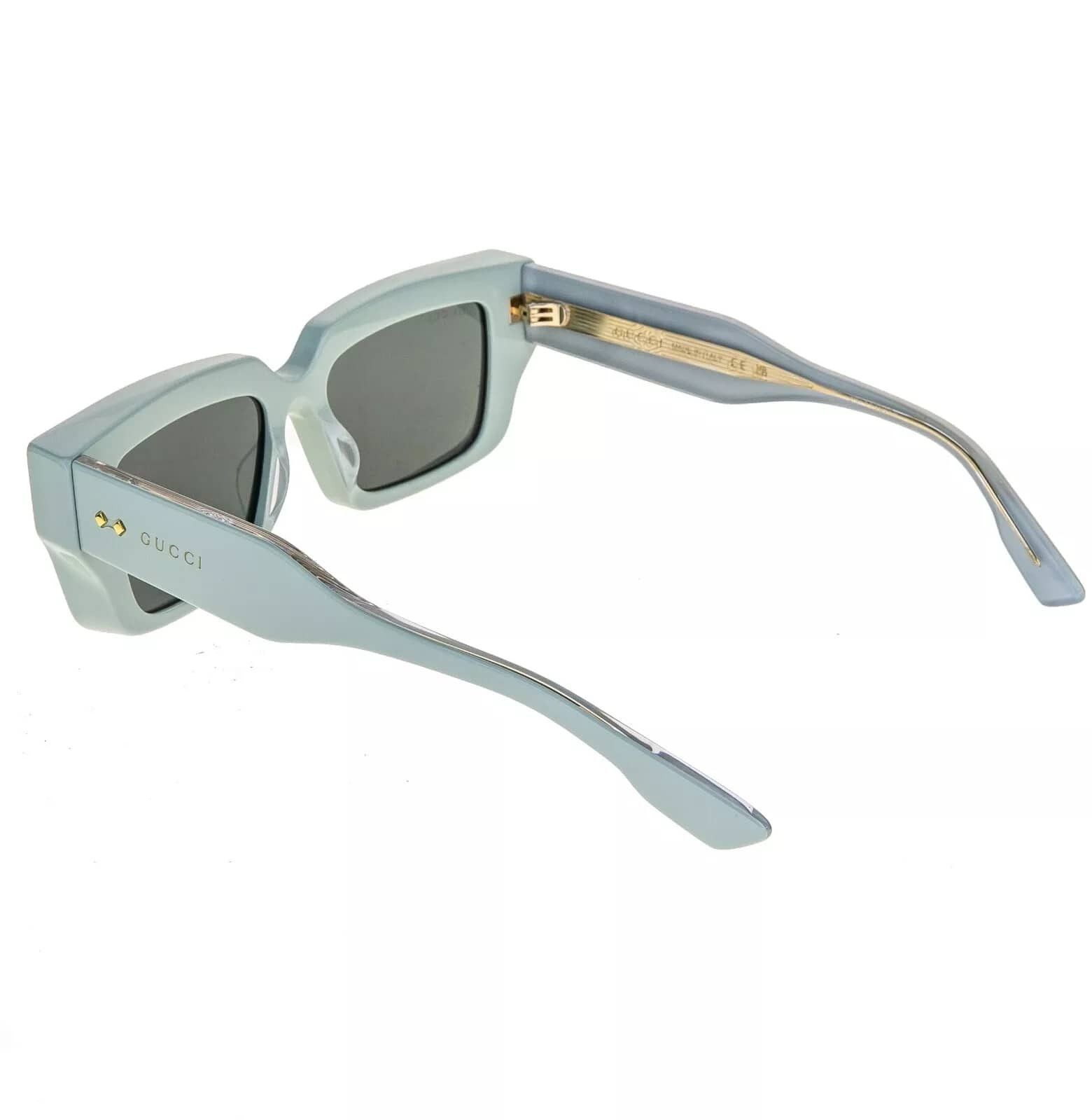 Gucci GUCCI 1529 Sage Green Narrow Sculpted Gg1529S Sunglasses 003 Size ONE SIZE - 6 Thumbnail