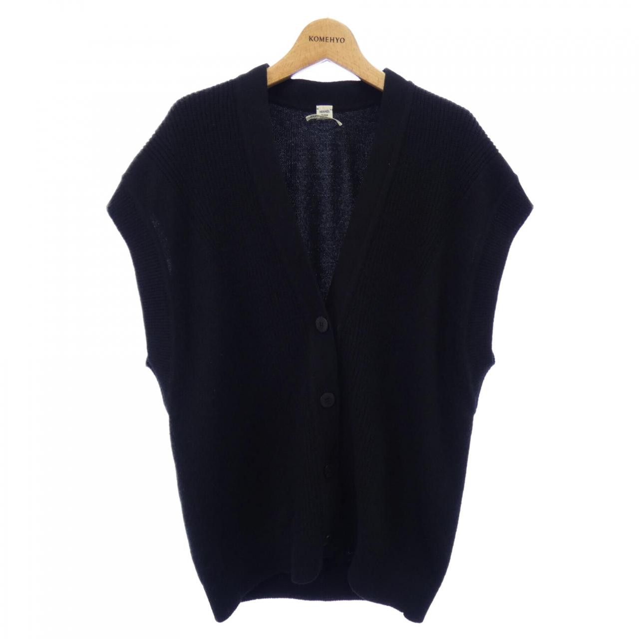 Hermes Hermes Hermes 100 Cashmere Vest Textile Tops DUTY FREE for USA Size ONE SIZE - 1 Thumbnail