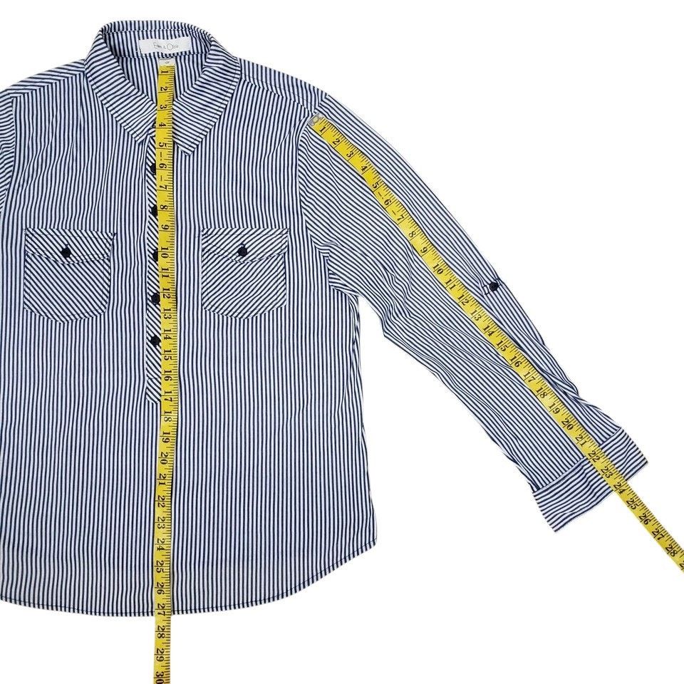 Other Eden & Olivia Popover Shirt Buttoned Pockets Roll Tab M Size M / US 6-8 / IT 42-44 - 12 Thumbnail