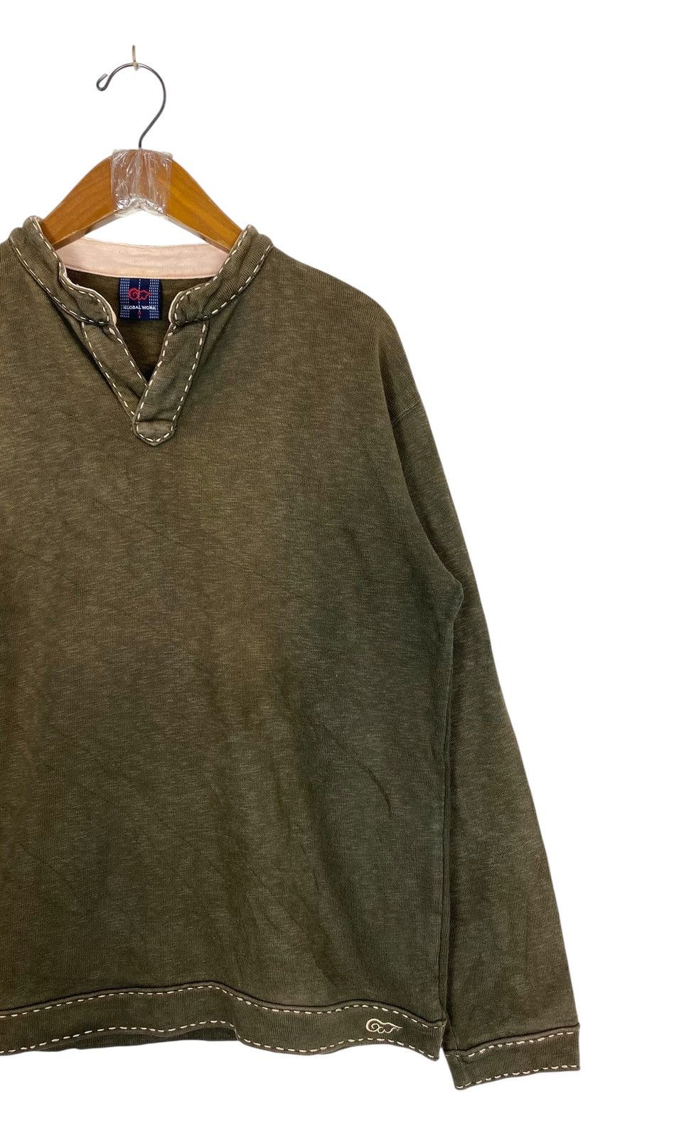 Global Work Rare‼️ Vintage Global Work Sweatshirt Size US M / EU 48-50 / 2 - 3 Thumbnail