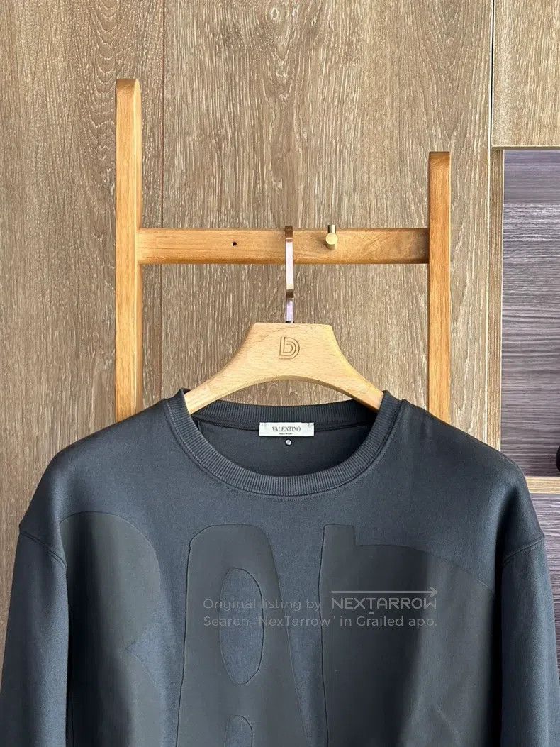 Valentino Valentino Men's crew neck dark grey print casual sweatshir Size US S / EU 44-46 / 1 - 3 Thumbnail
