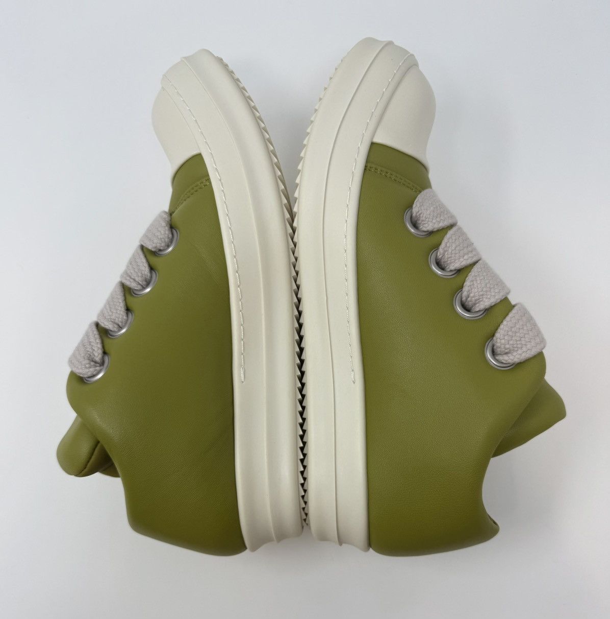 Rick Owens Rick Owens Mainline Padded Jumbo Lace Ramones Green Size US 9 / EU 42 - 4 Thumbnail