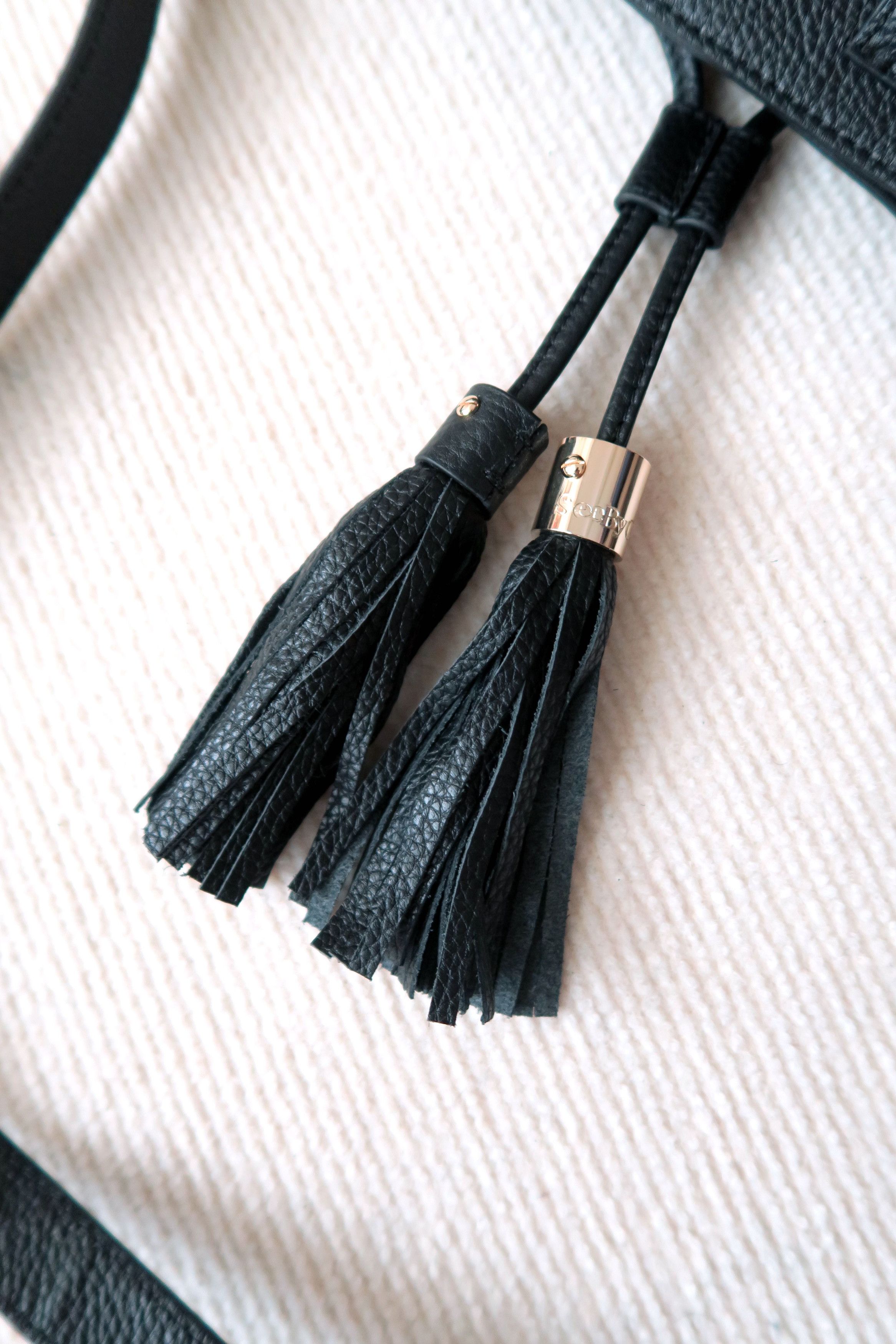 See by Chloe See by Chloe Vicki Suede Leather Tassel Bucket Crossbody Bag Size ONE SIZE - 6 Thumbnail