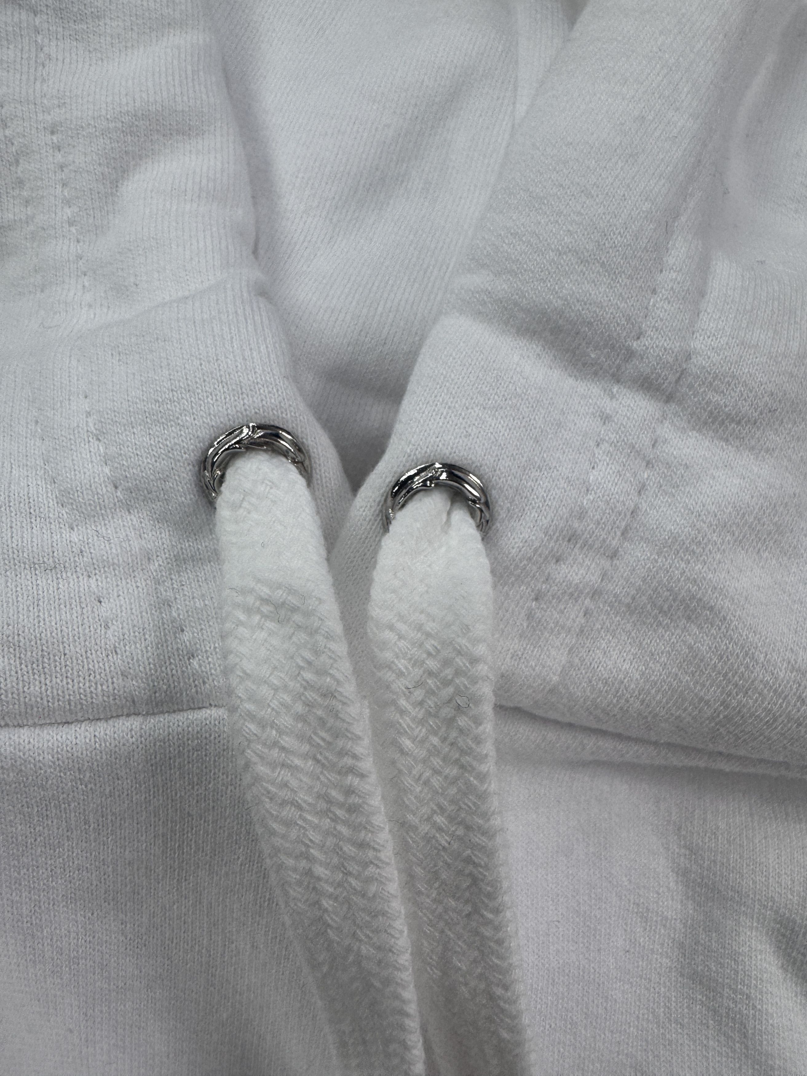 Chrome Hearts Chrome Hearts White Classic Horseshoe Logo Hoodie Size US L / EU 52-54 / 3 - 3 Thumbnail