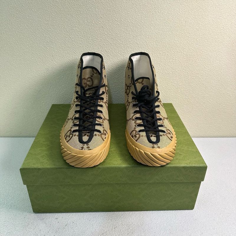 Gucci Gucci GG Series High-Top Fashion Sneakers - Size US 13 / EU 46 - 2 Thumbnail
