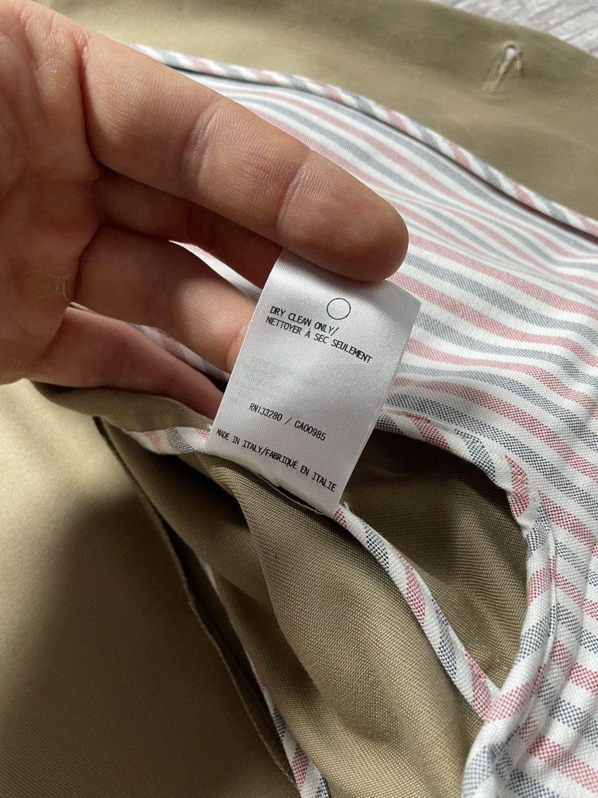 Thom Browne Thom Browne Beige Unconstructed Classic Blazer Size 48R - 15 Thumbnail