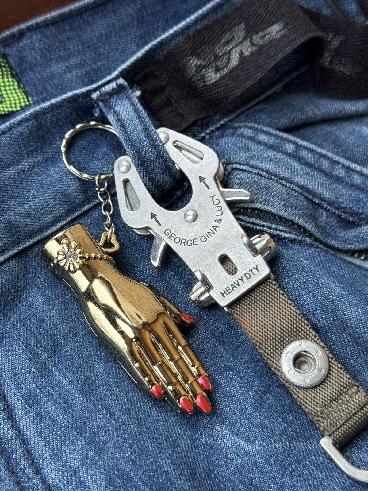 Japanese Brand × Vintage 🤌🔥Vintage 90s Hand Cigar Lighter rare unisex keychain Size ONE SIZE - 2 Thumbnail