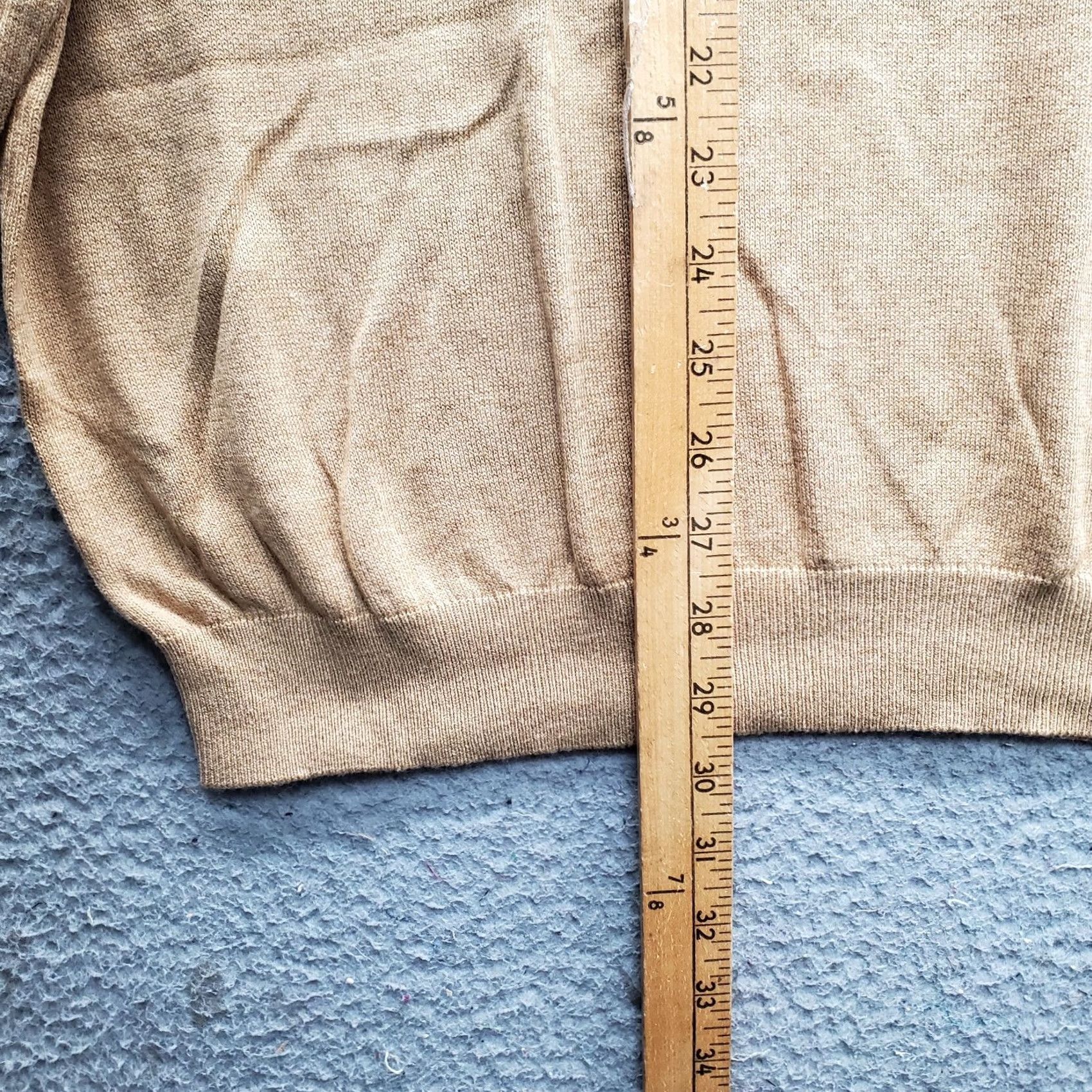 Vintage Paul Fredrick Sweater Mens 3XL Brown Knit Silk Long-Sleeve Mock Neck Pullover Size US XXL / EU 58 / 5 - 3 Thumbnail