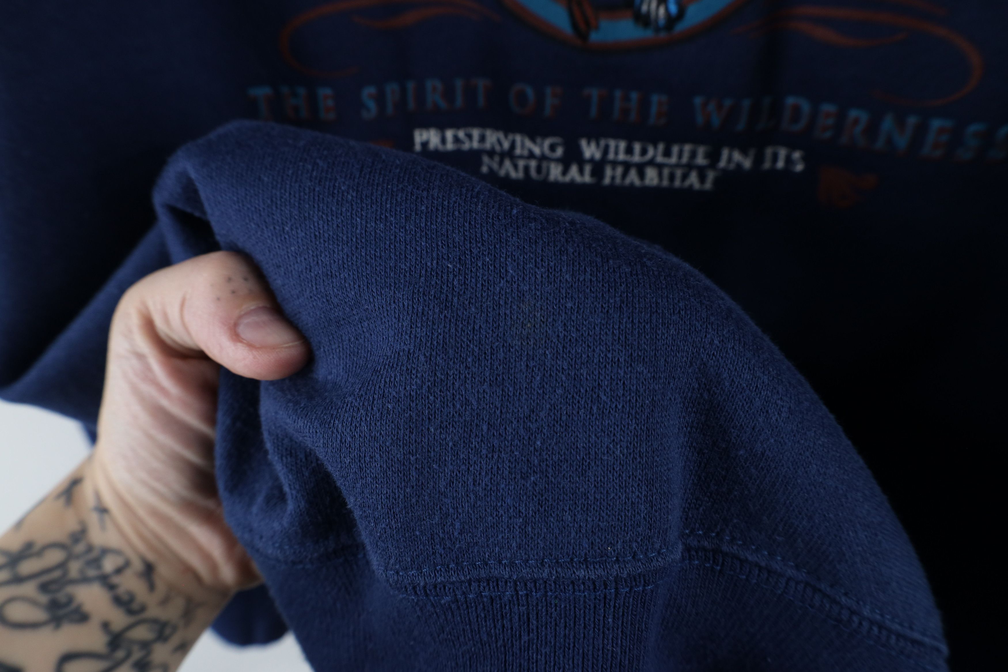 Vintage Vintage 90s Streetwear Nature Wilderness Duck Sweatshirt USA Size US XL / EU 56 / 4 - 8 Thumbnail