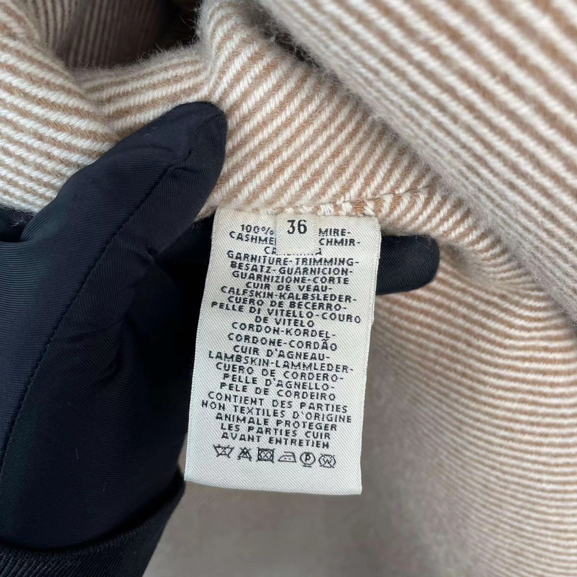 Hermes 98 New Hermès Cashmere Tartan Overcoat 36 Brown Size XS / US 0-2 / IT 36-38 - 5 Thumbnail